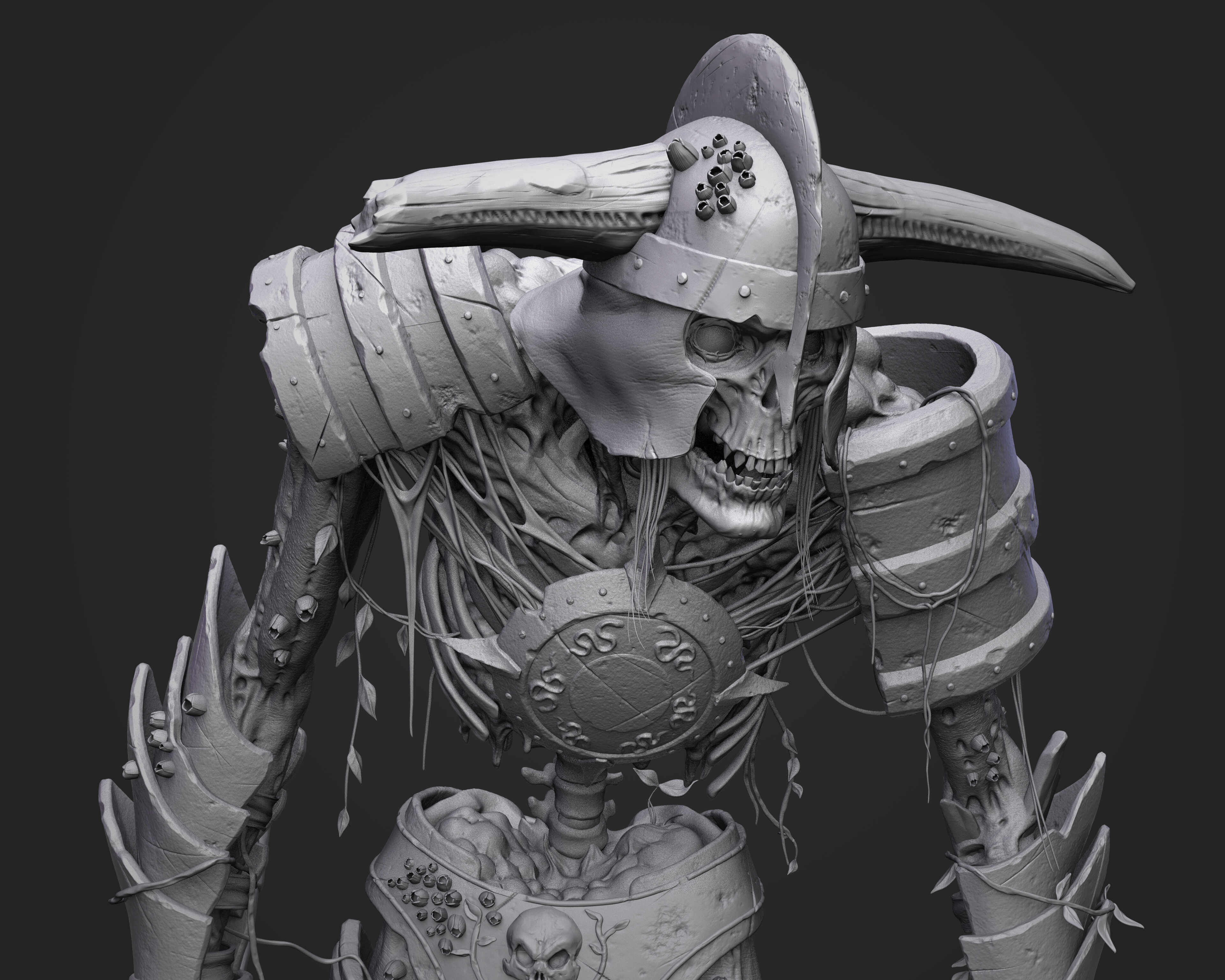 Nitish_Kawalia_Undead_Warrior_Close_Up_Left