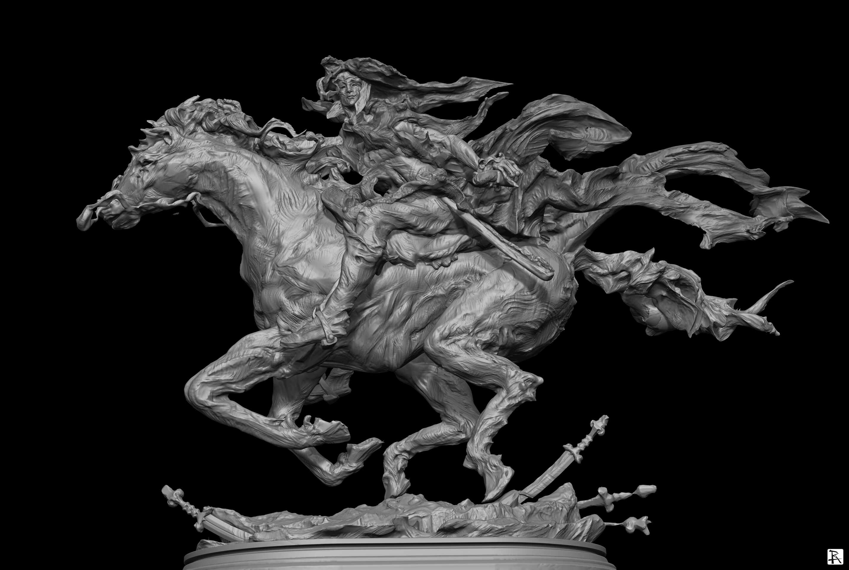 Rudolf_Béres_The Same_Zbrush_8