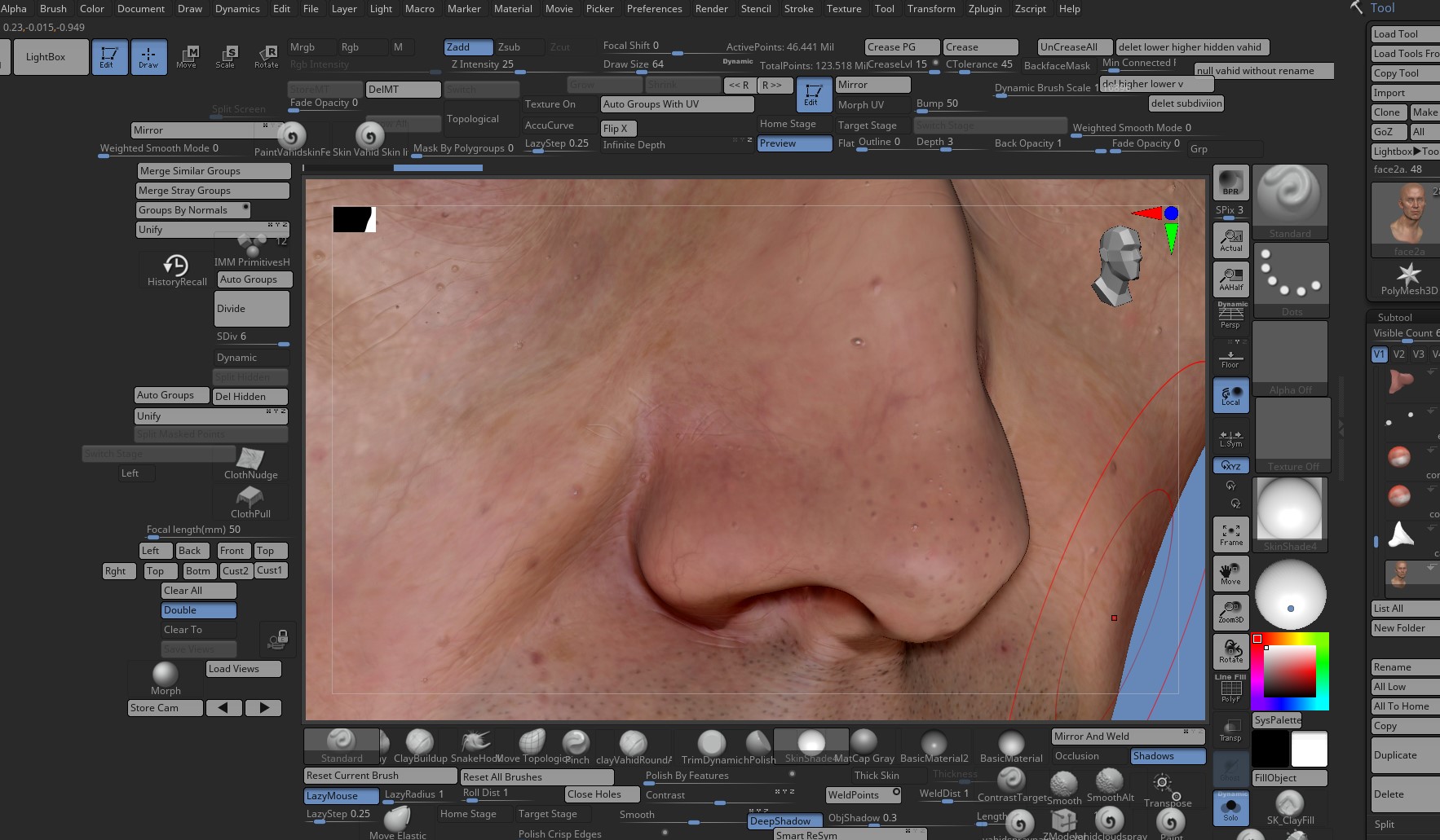Bernini by vahid ahmadi poypaint  in zbrush