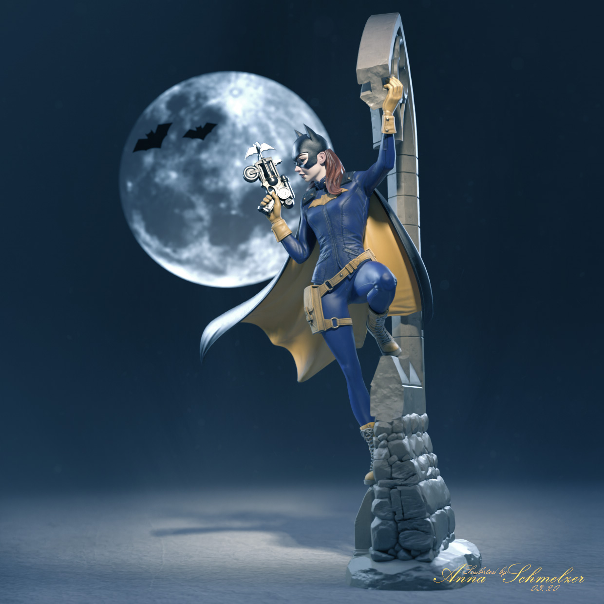 BatGirl_Character_Modeling_ZBrush_Anna_Schmelzer_2020