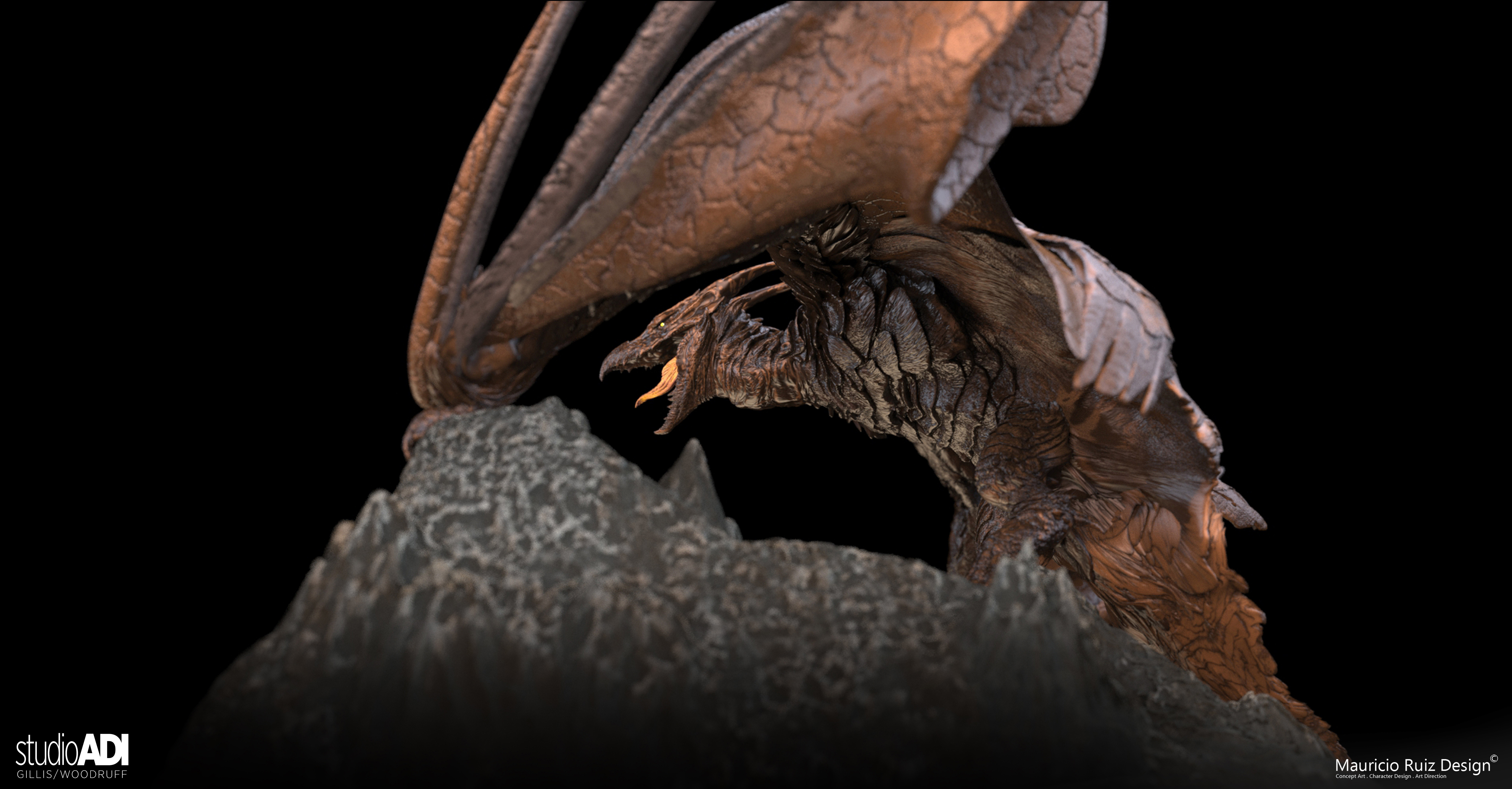 Mauricio_Ruiz_Design_Micro_Godzilla_KingOfMonsters_Rodan_Pose_02_07