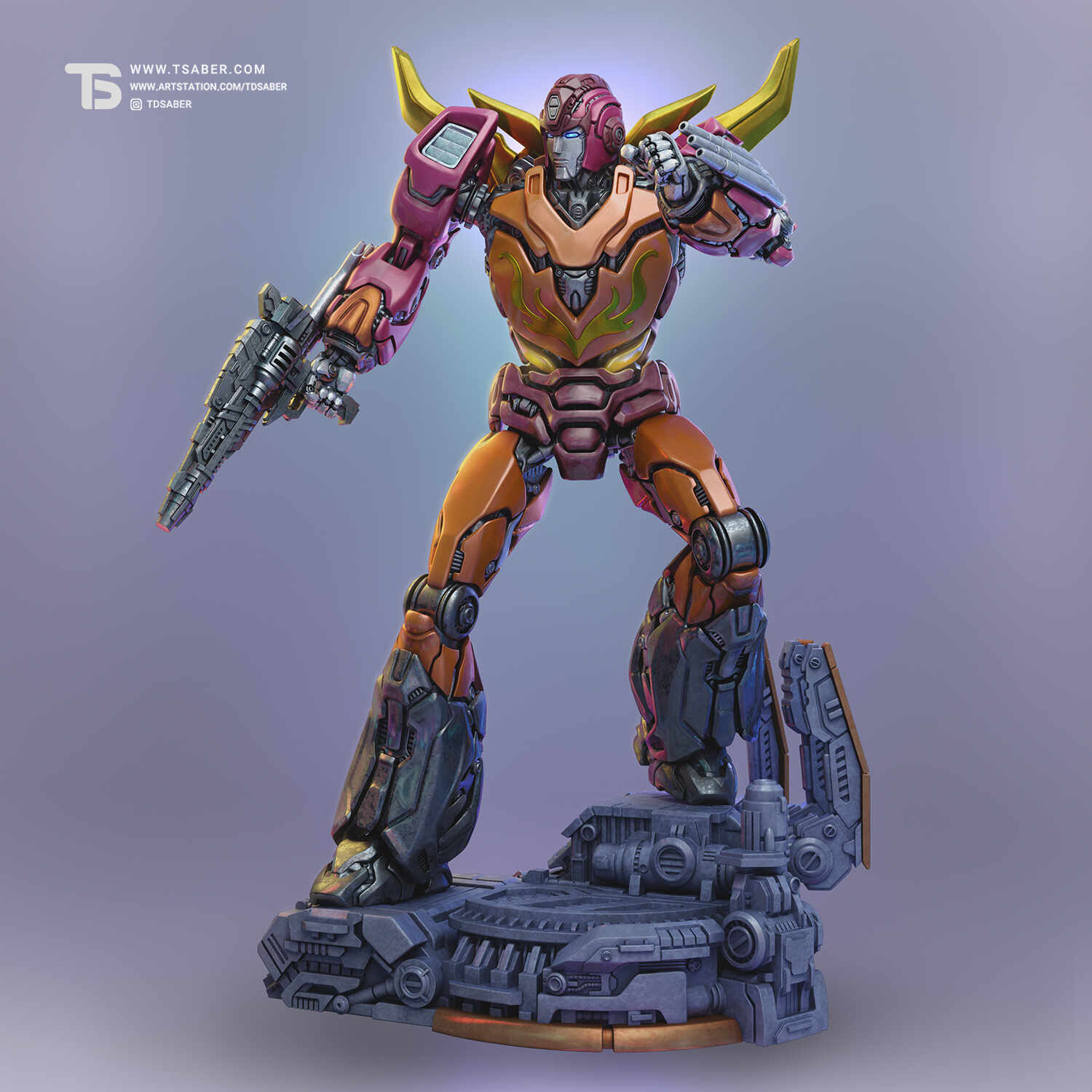 Hotrod - Trasnformers Statue - TSaber 04