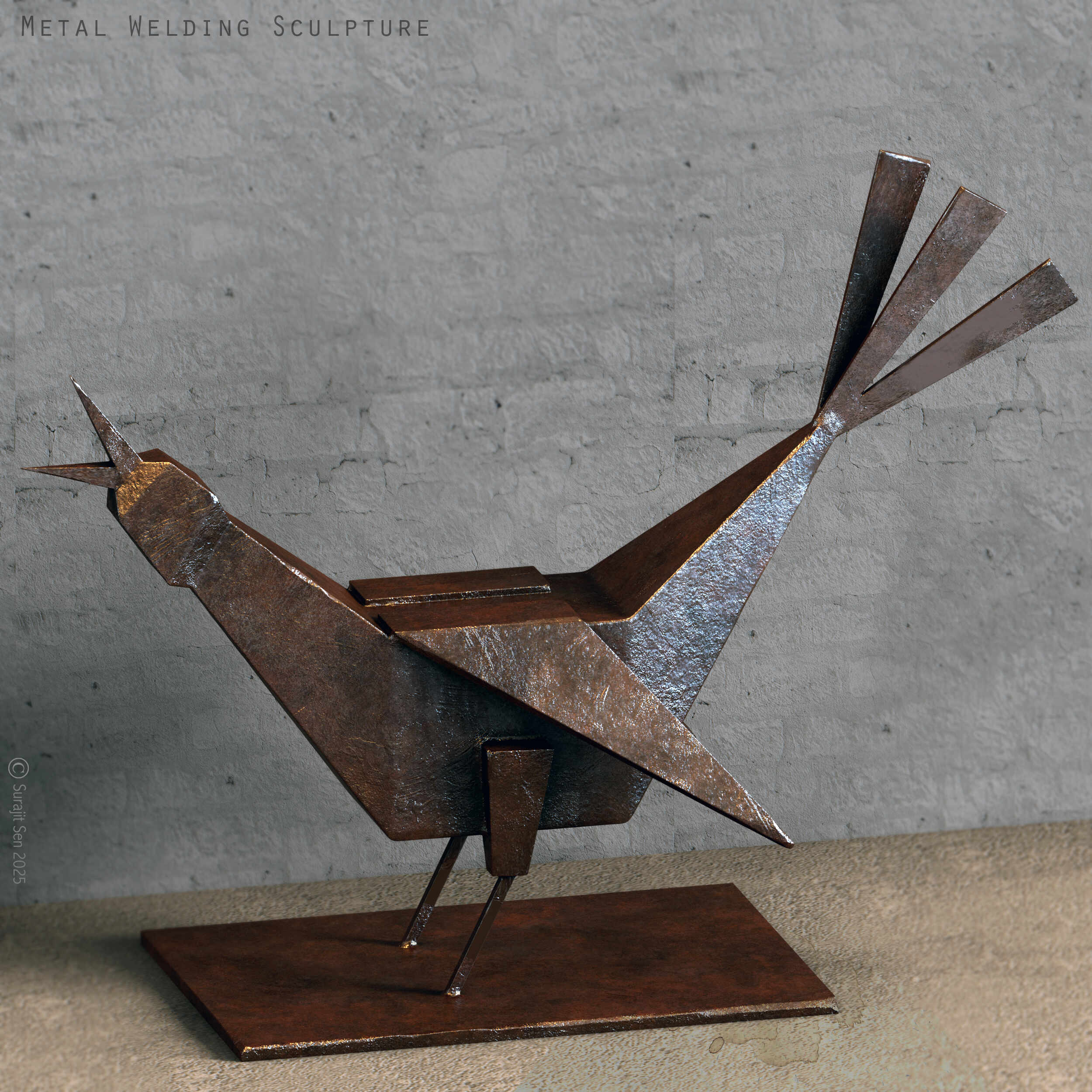Bird_Metal Welding Sculpture_SurajitSen_May2025
