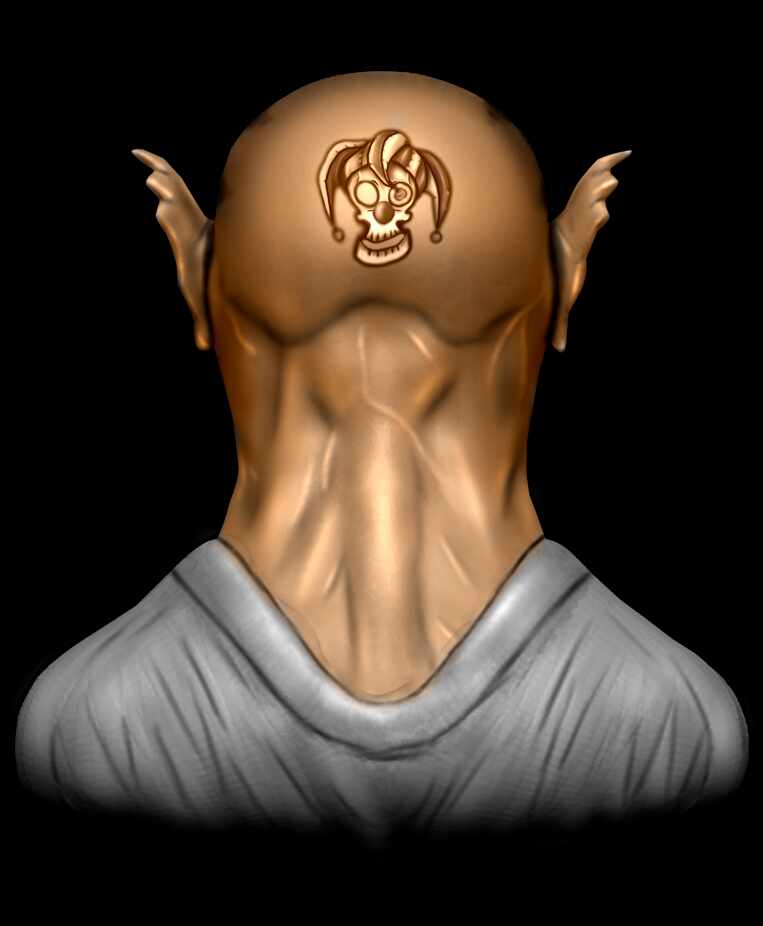 AlienPigBackTattedZUp