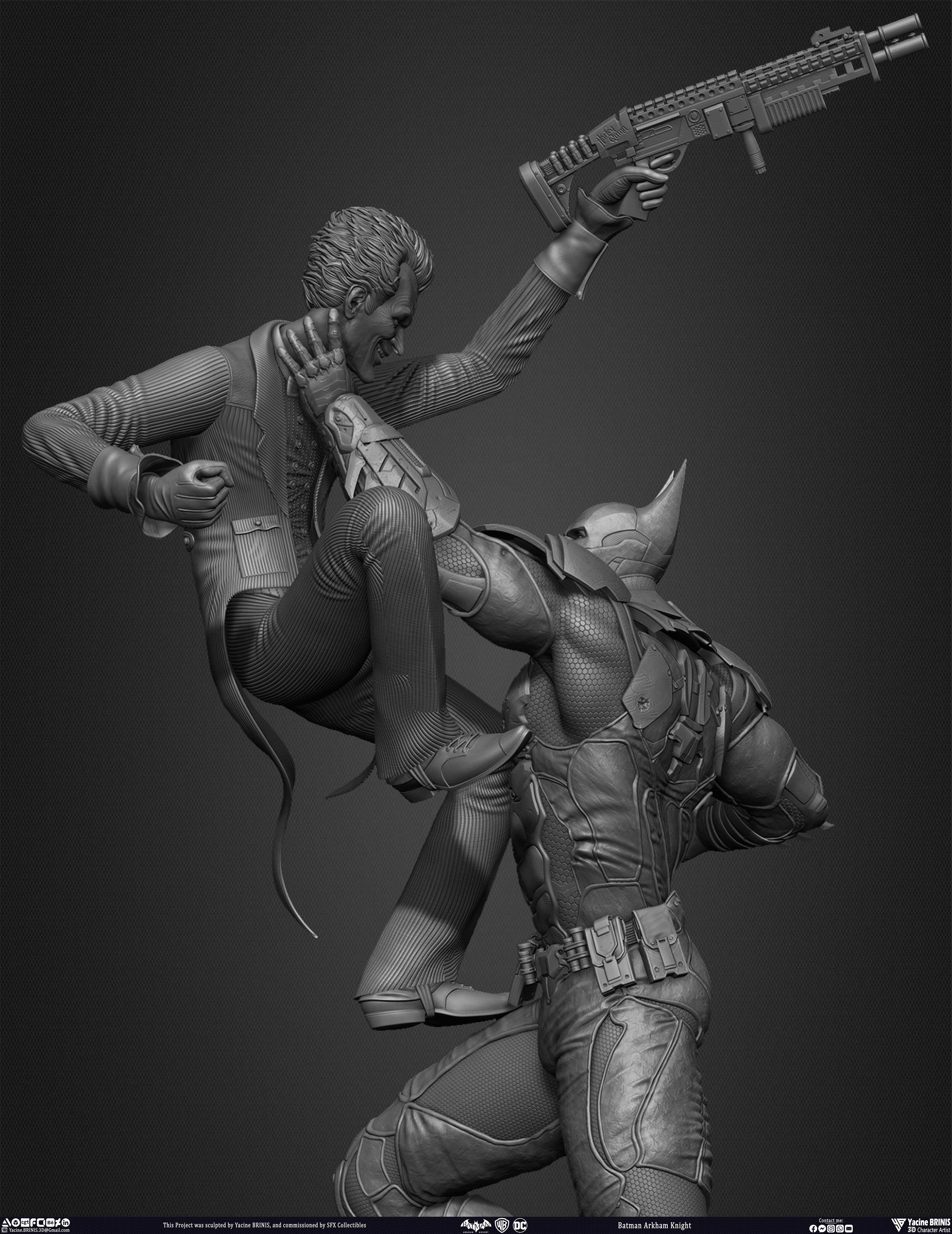 Batman Arkham Knight and Joker Worner Bros Vol 06 Sculpted by Yacine BRINIS 015