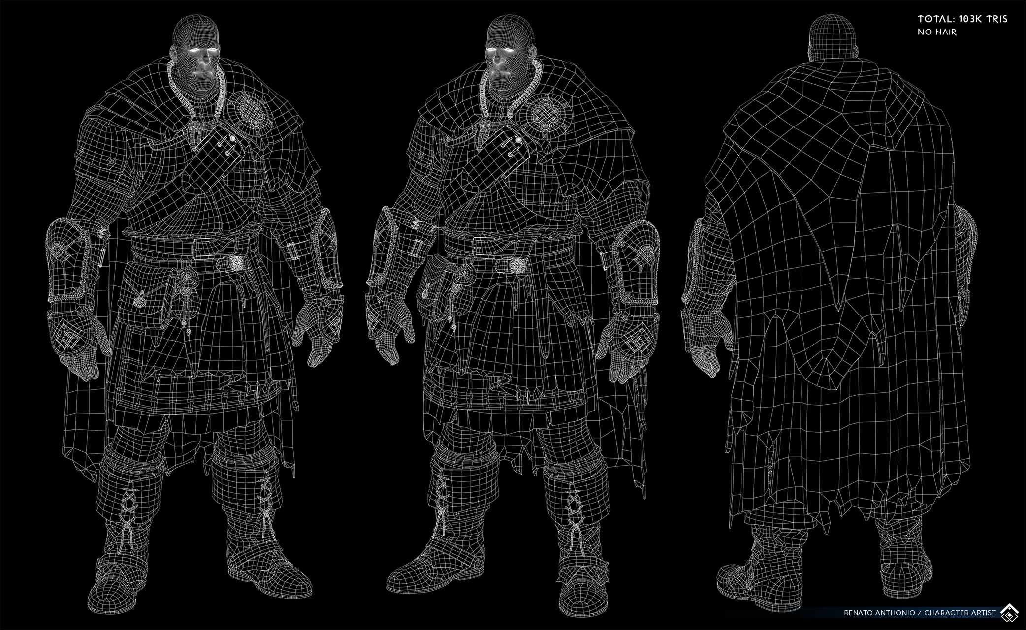Highlander_Wireframe_NoHair