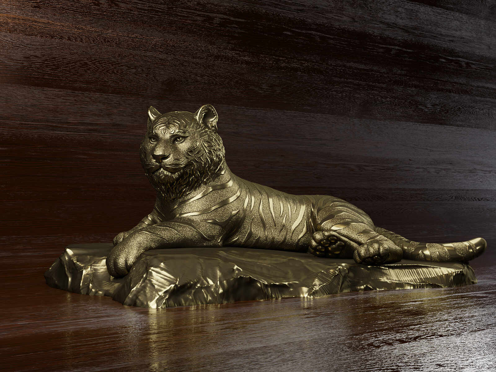 Tiger Sculpture