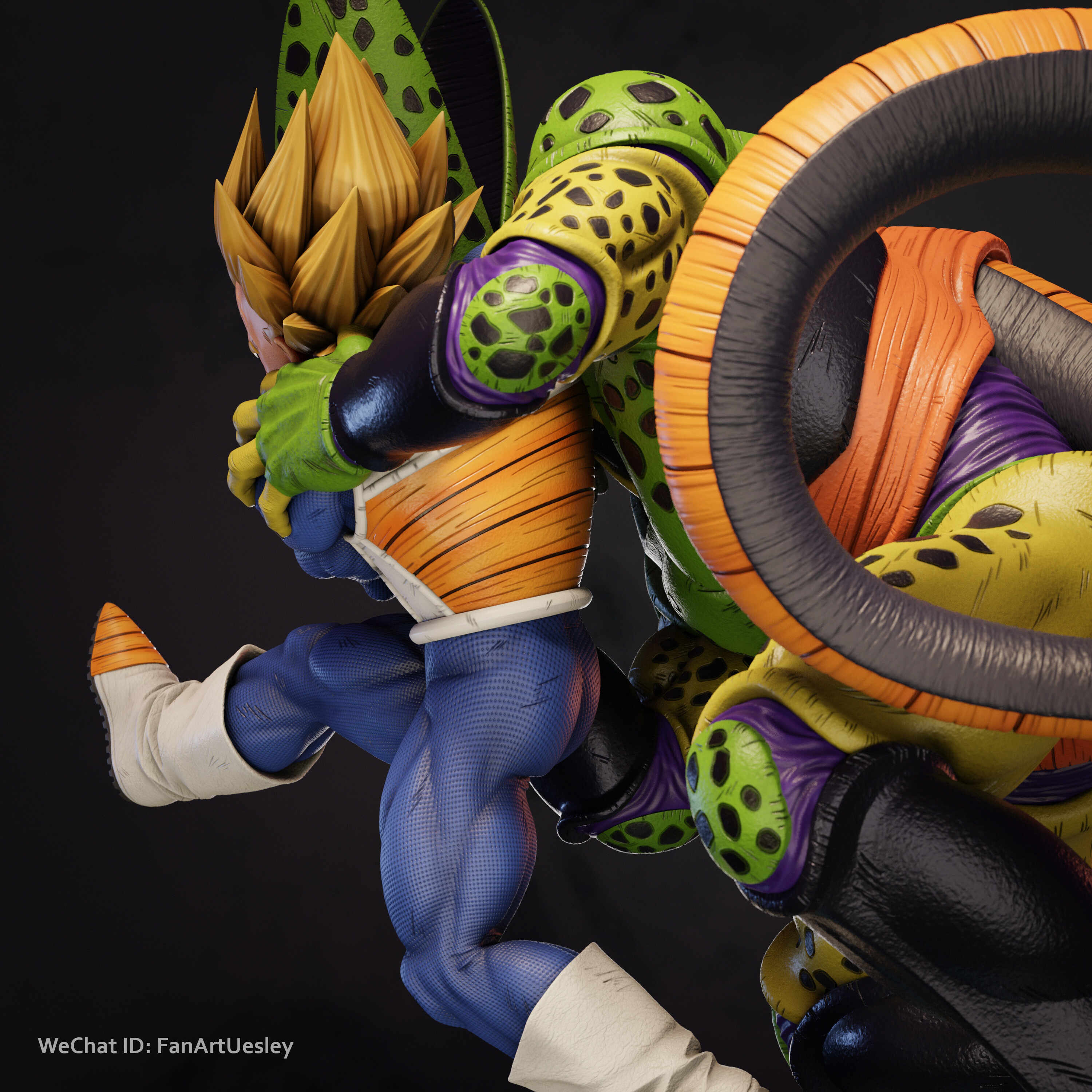 FanArtUesley-CellvsVegeta-11