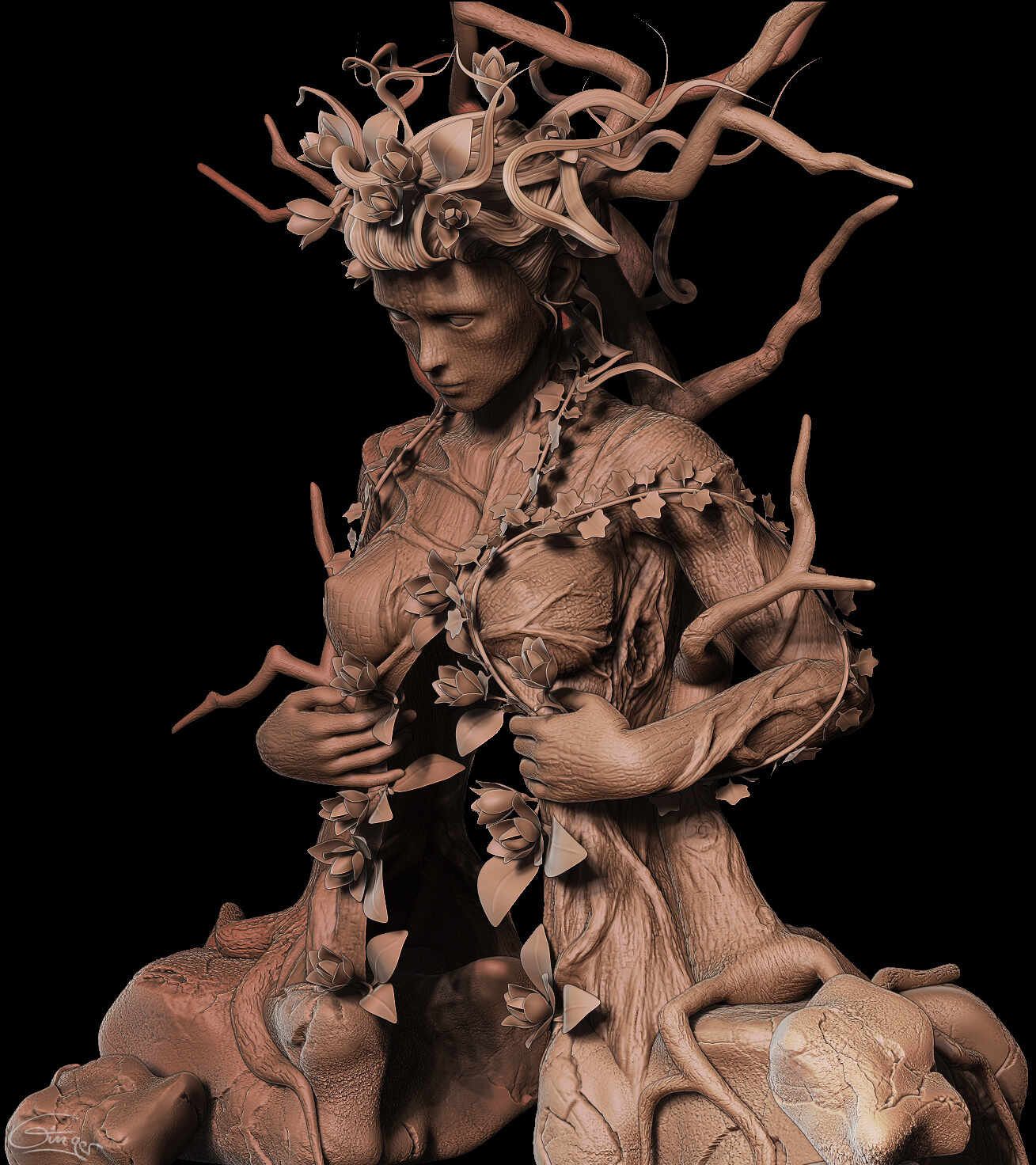 Women tree way -Base Render #10124