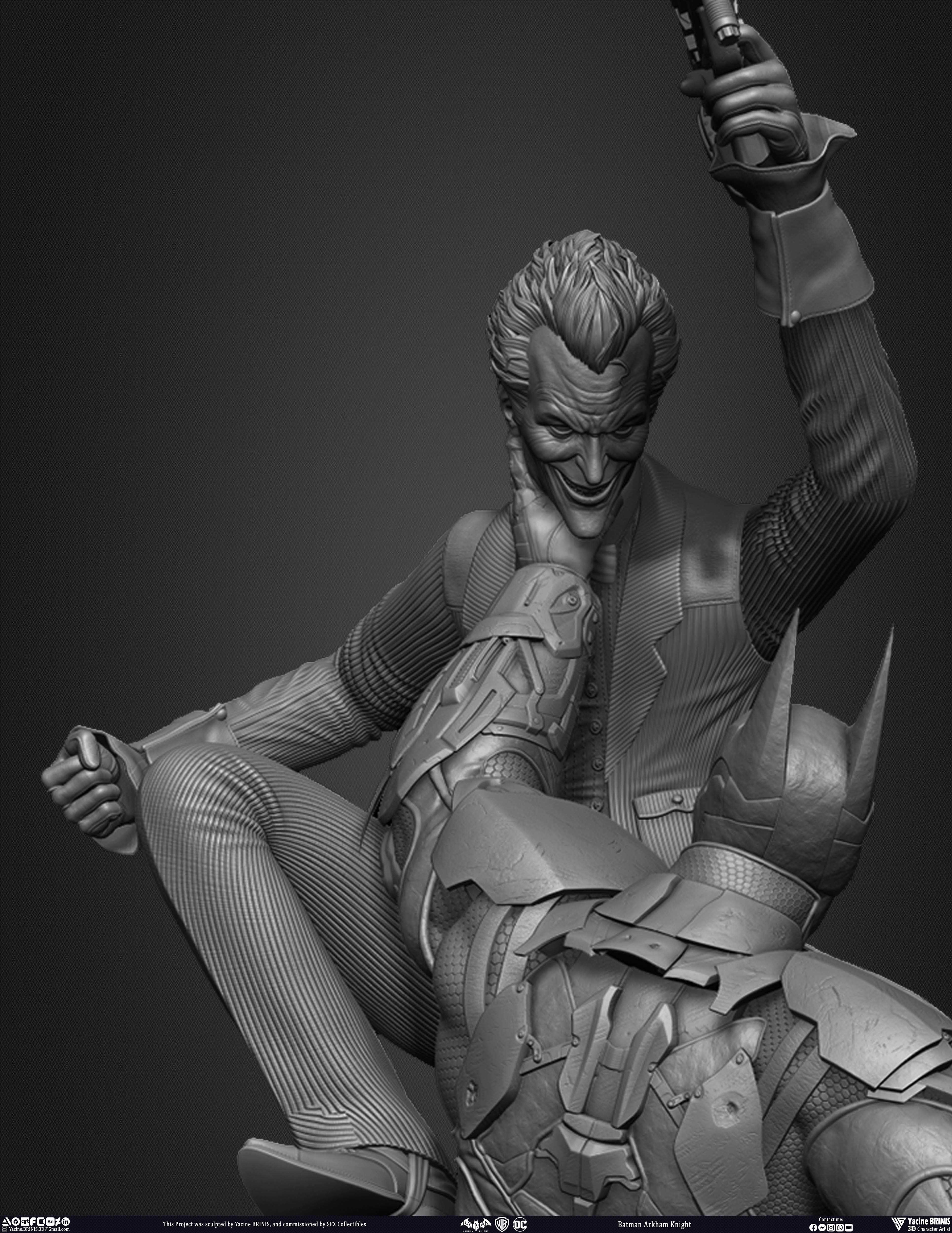Batman Arkham Knight and Joker Worner Bros Vol 06 Sculpted by Yacine BRINIS 016
