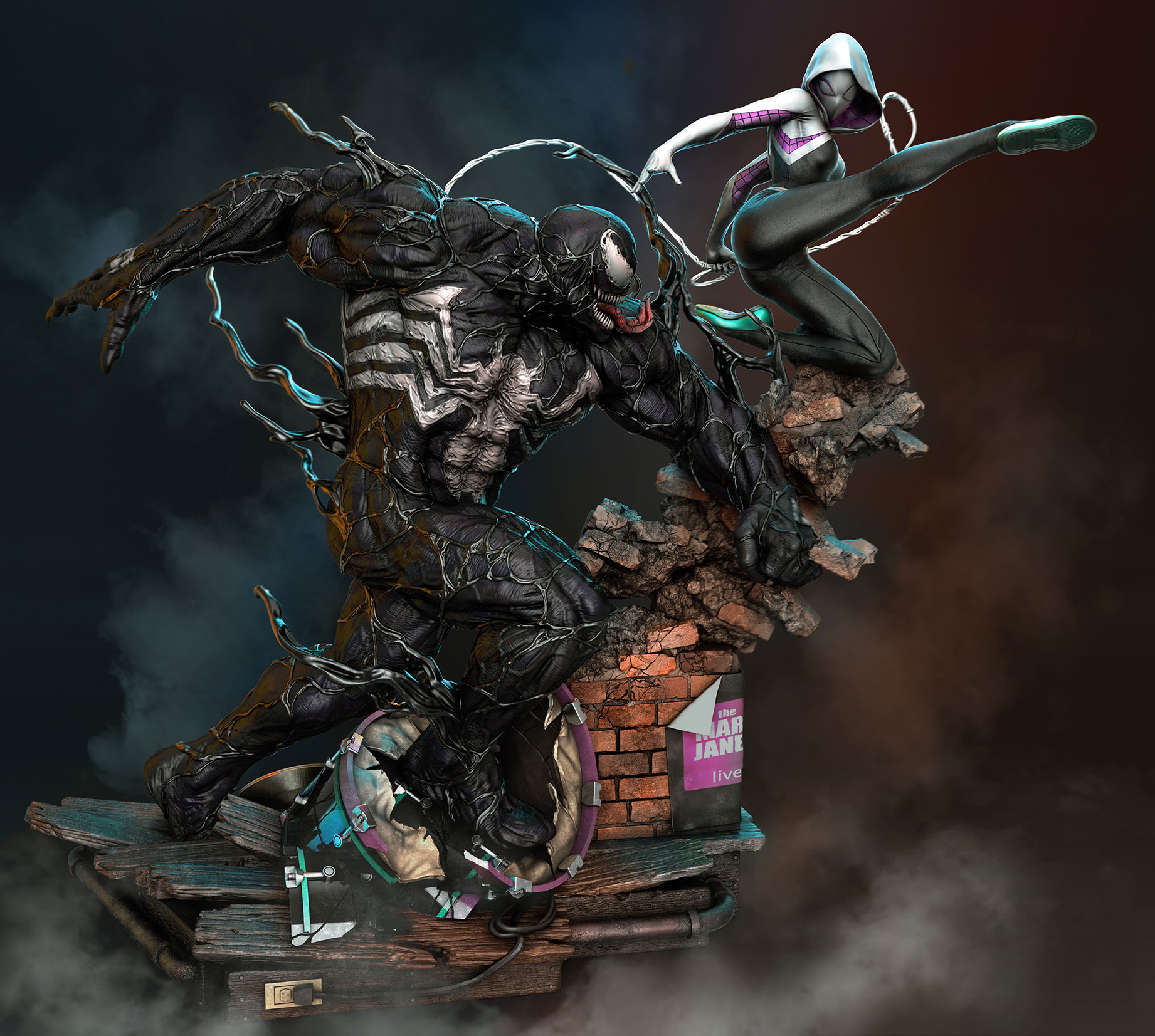 Ghost-Spider-vs-Venom-01