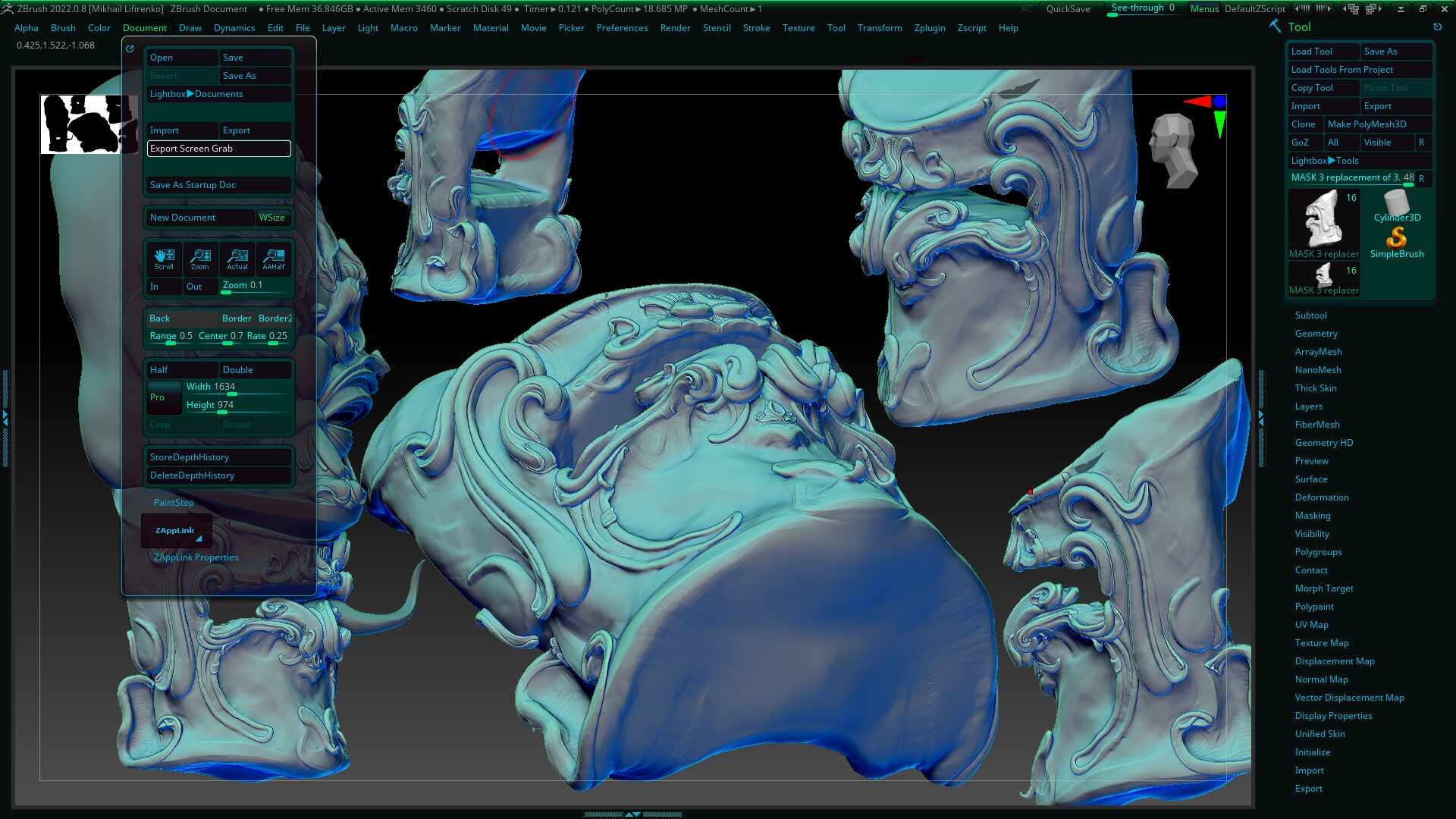 ZBrush ScreenGrab01 mask summer 25