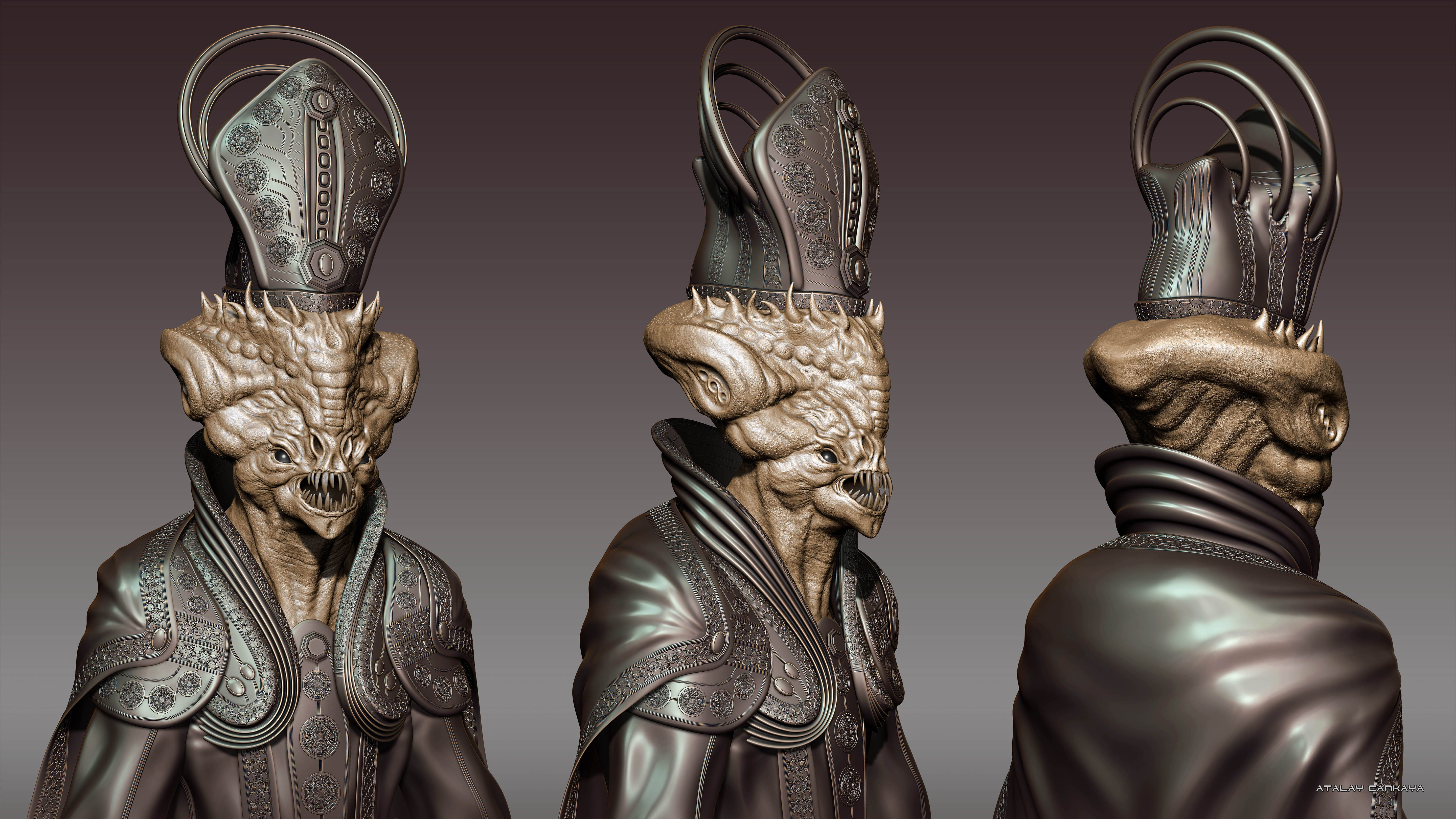 Alien Priest - Clay 1