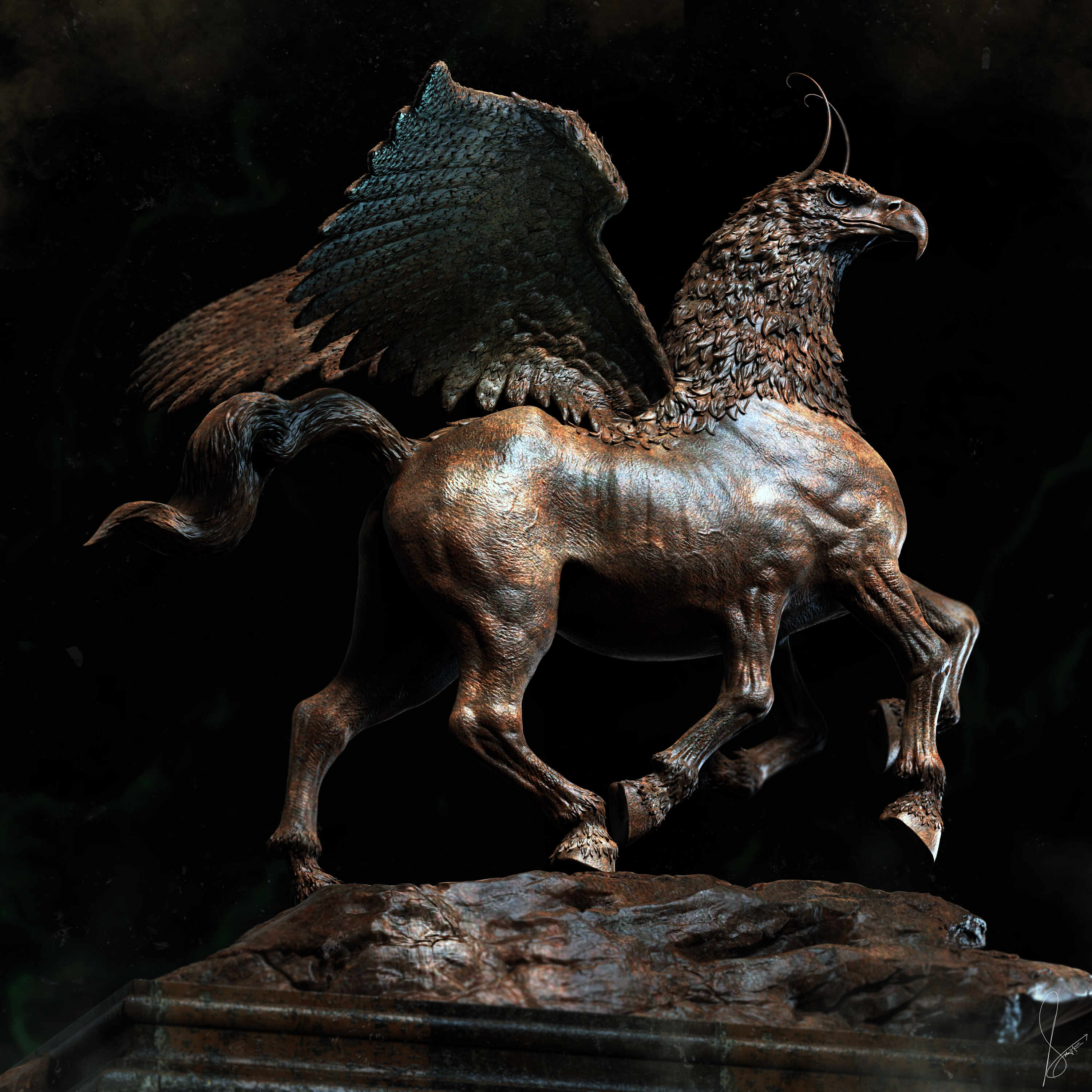 Hippogriff-X_Creature_Digital_Sculpture_Surajit_Sen_Dec2025A