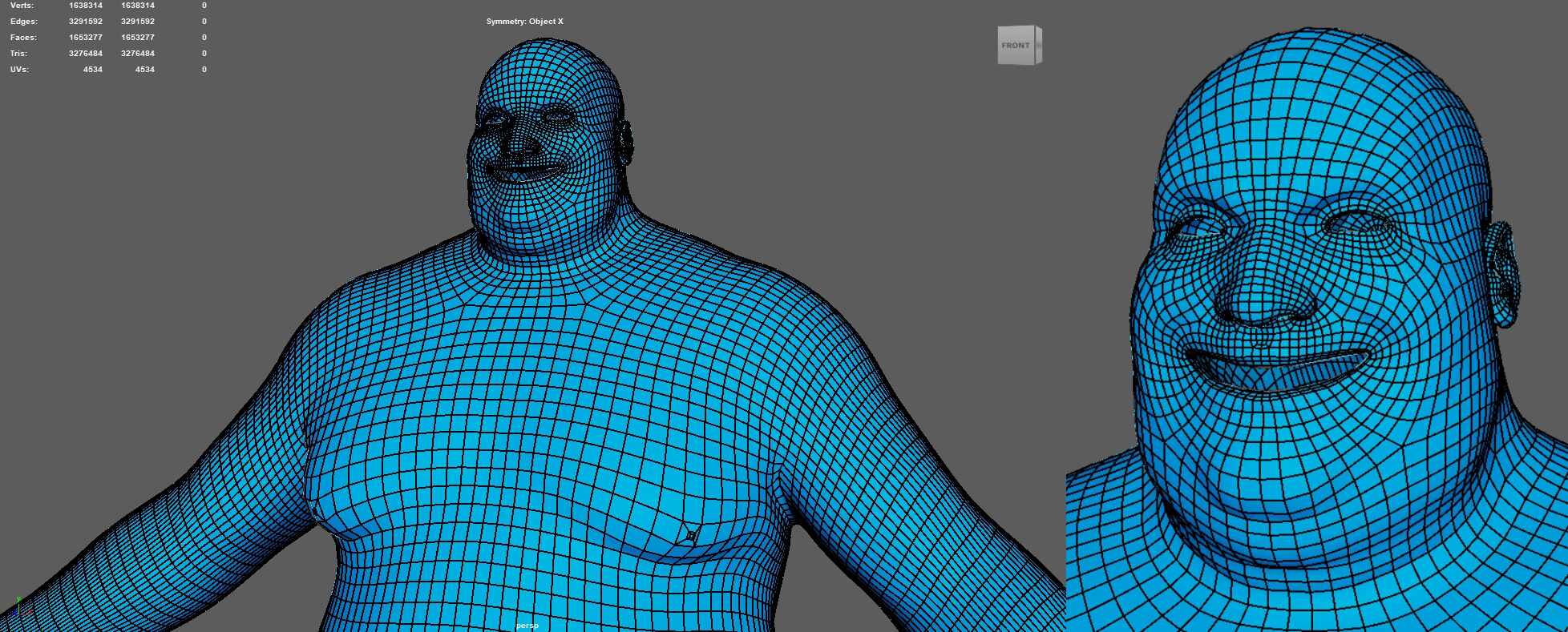 Fiery Mace Retopology