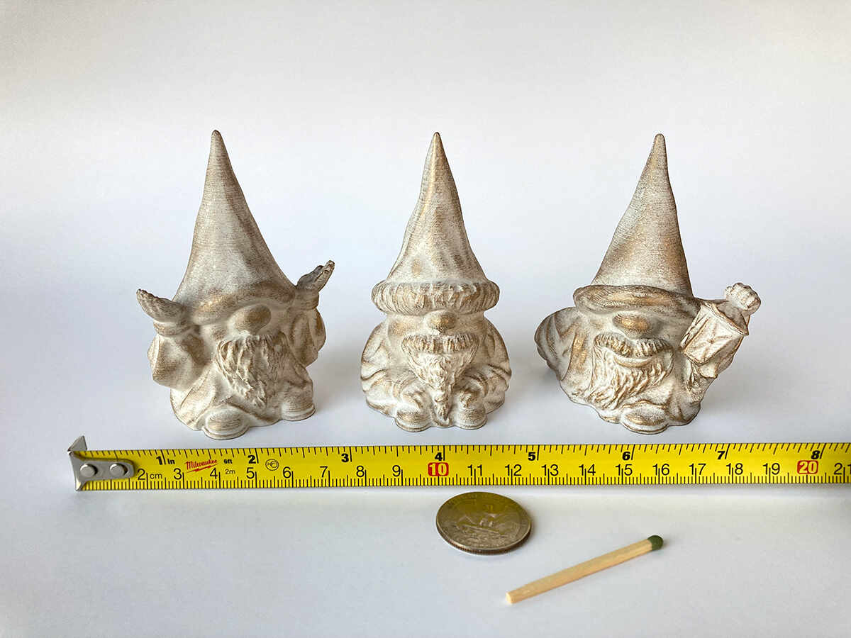 Gnome Figurines - Antique White
