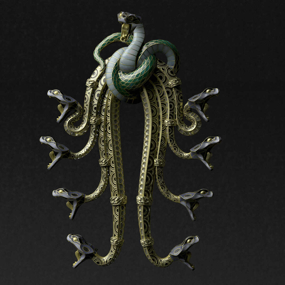 Snakes Corsage KSR1_IG1