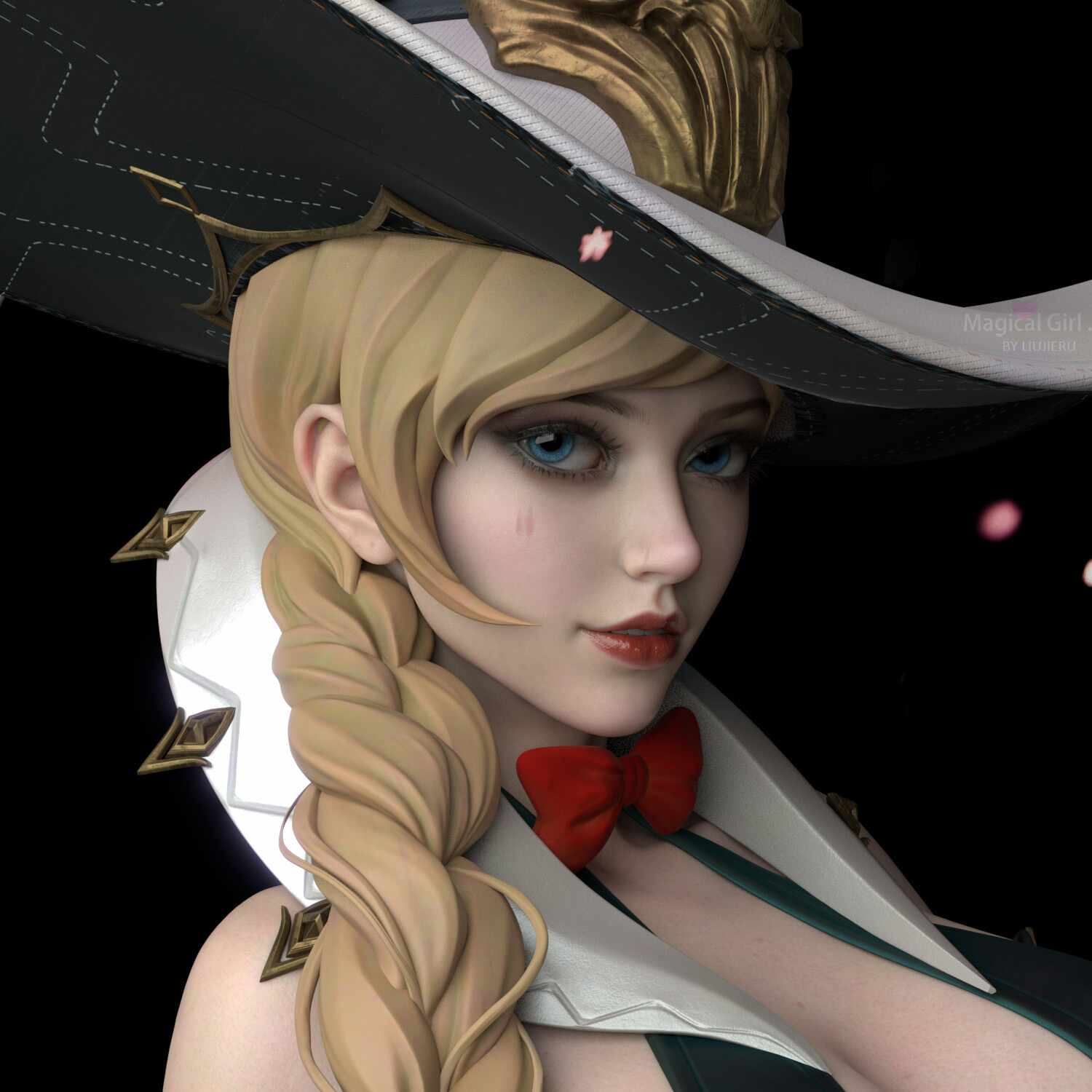 肖像特写角度2（低饱和发色甜美版）1