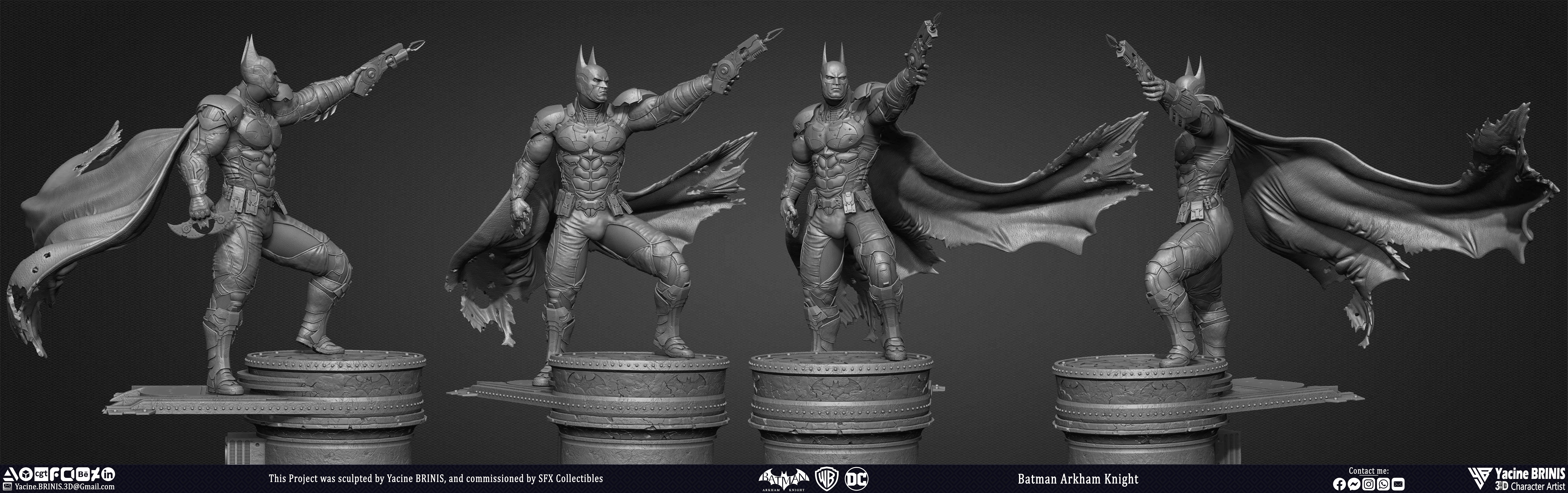 Batman Arkham Knight Worner Bros Vol 05 Sculpted by Yacine BRINIS 001