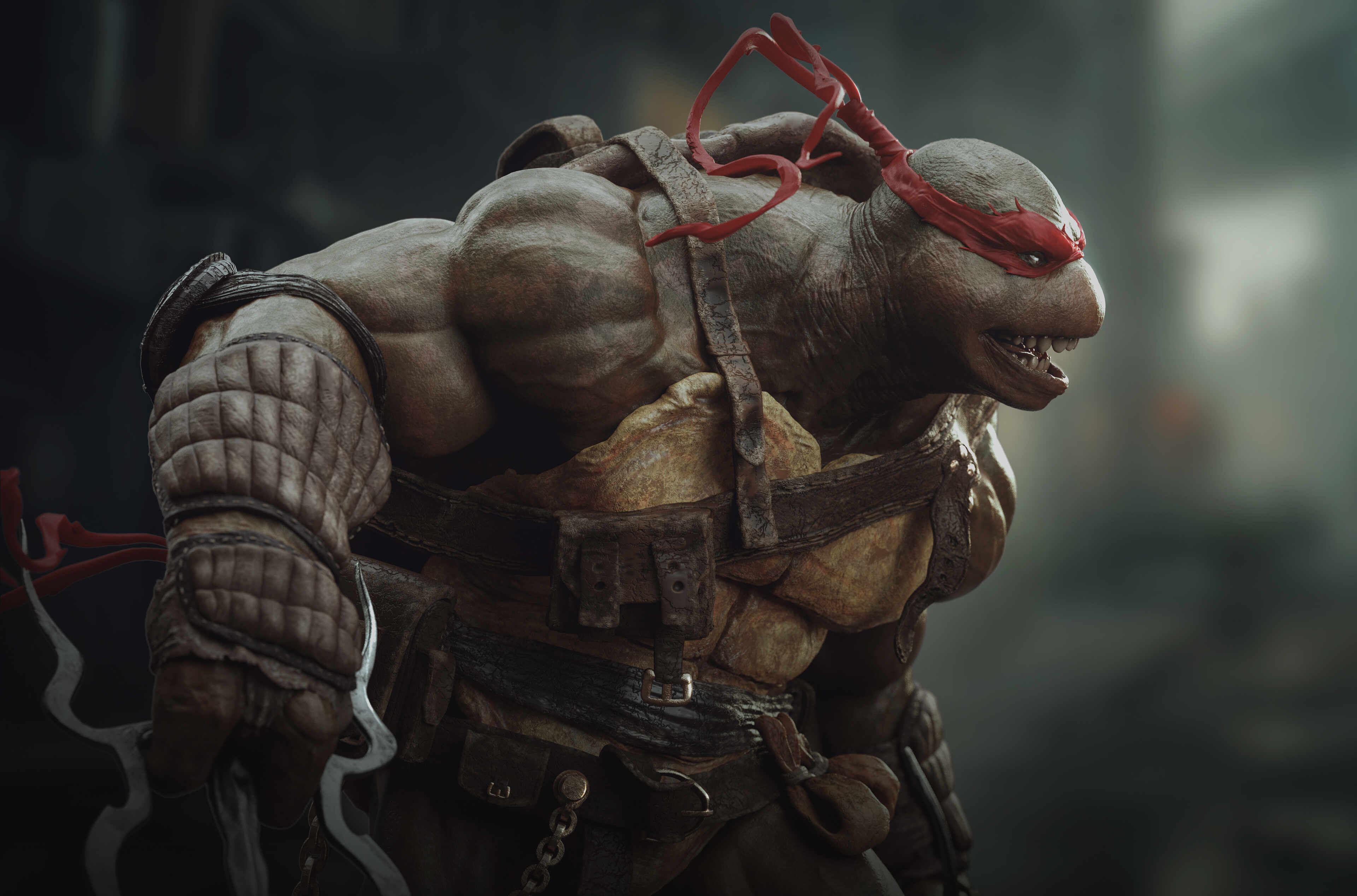 Ninja turtle berzerk pose 2