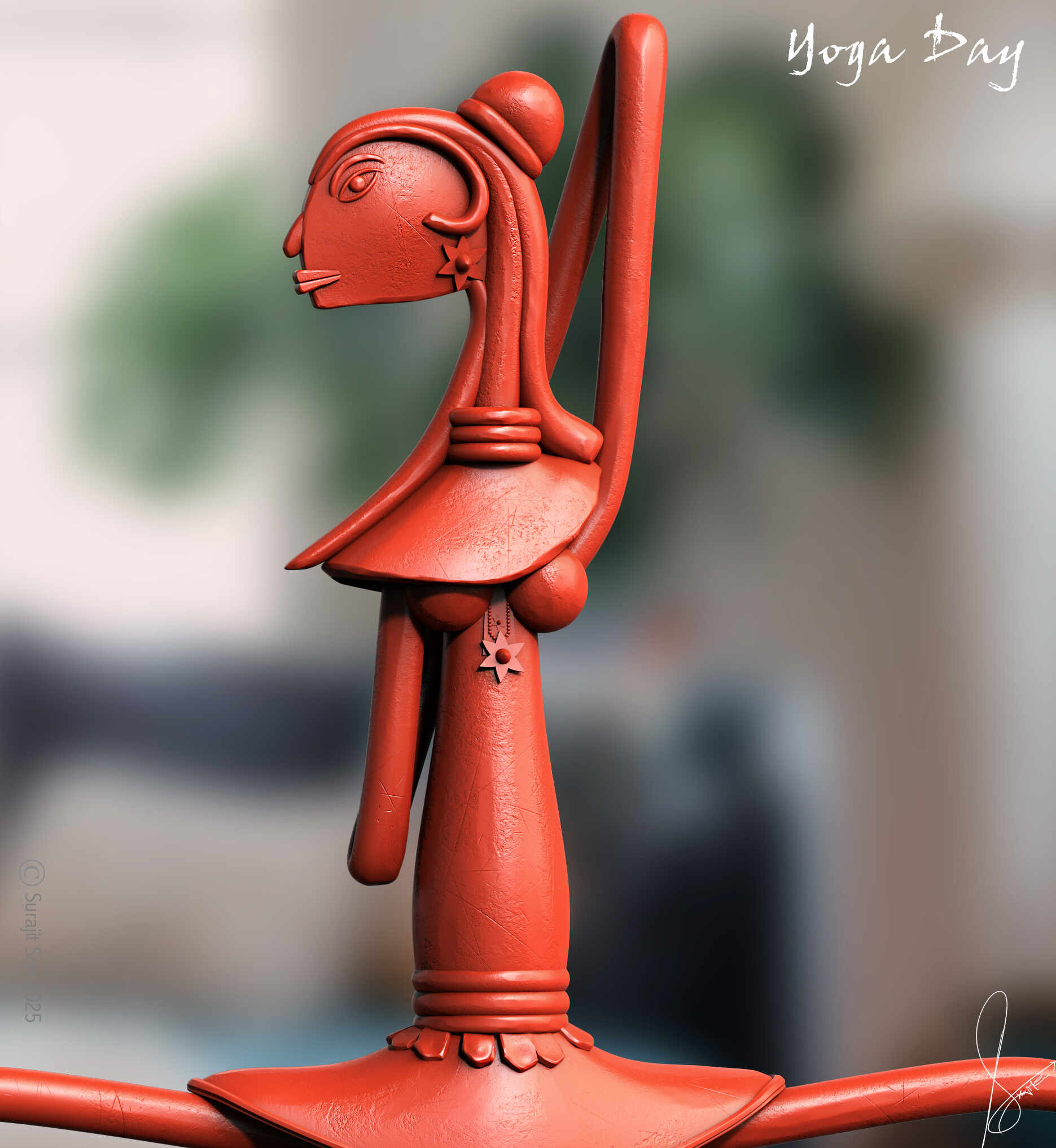 Yoga_day_Digital_Sculpture_SurajitSen_Jun2025A