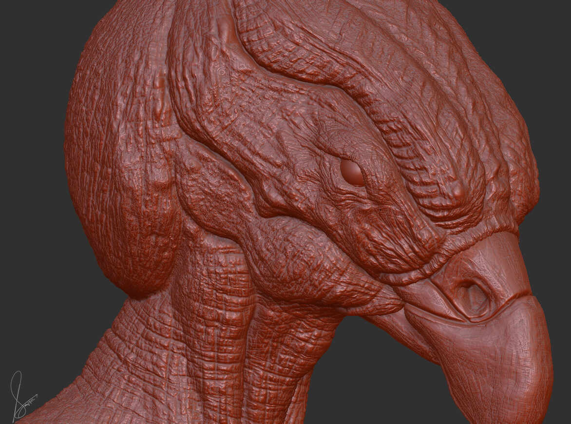 Birdinsect_Creature_Digital_SCulpture_SurajitSen_Jan2026_WIP8