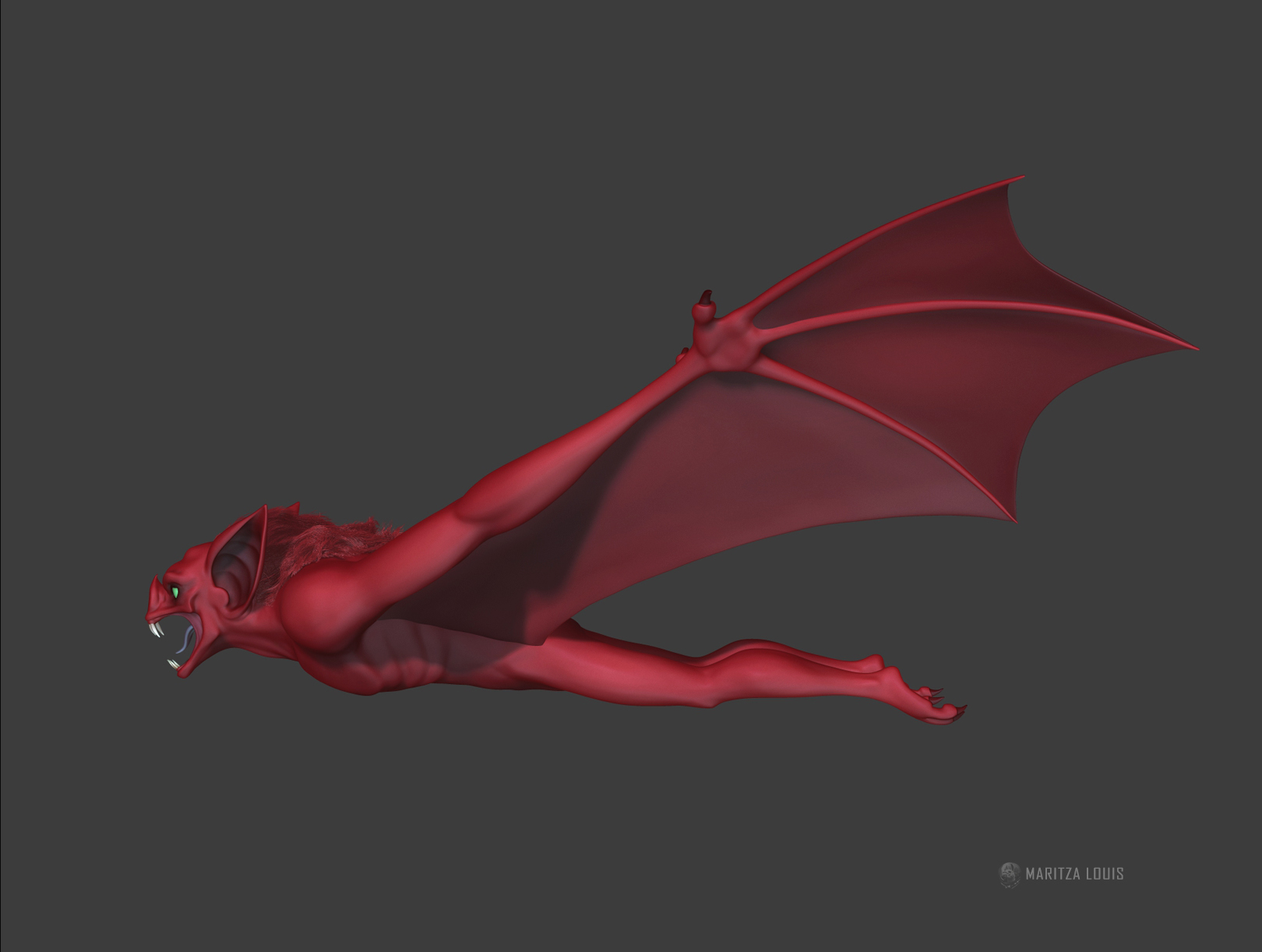 primal_genndy_02_sculptober_maritza_louis