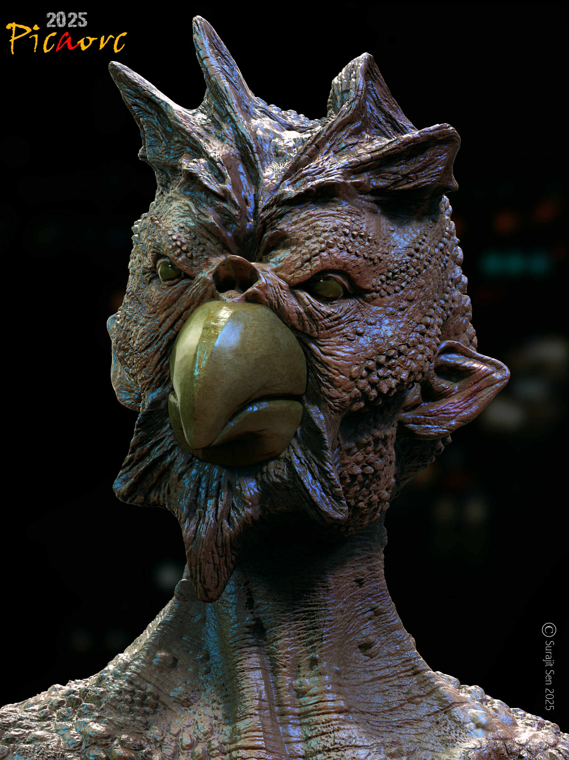 Picaorc_Creature_Digital_Sculpture_SurajitSen_June2025_D