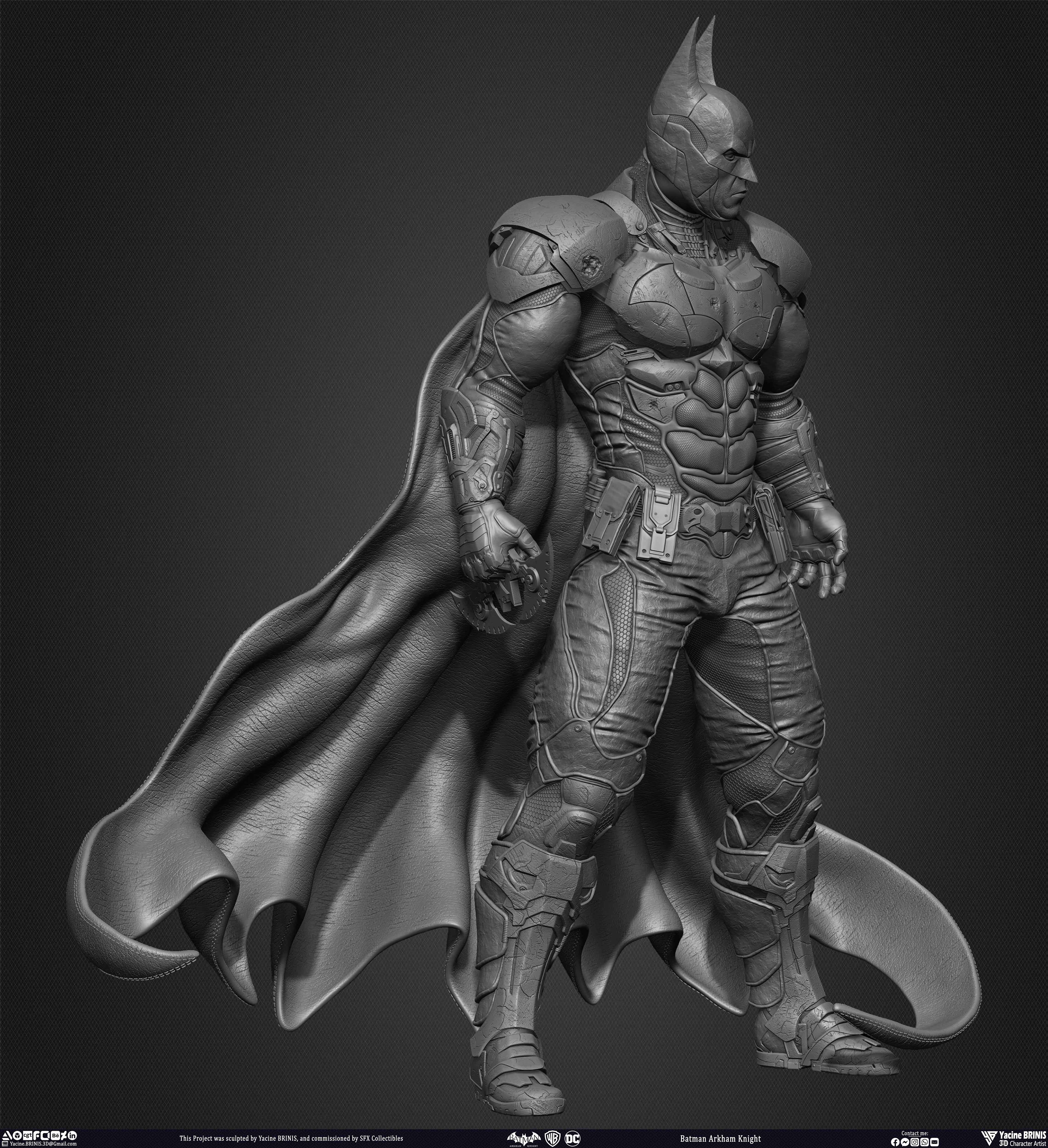 Batman Arkham Knight Warner Bros Vol 02 Sculpted by Yacine BRINIS 008