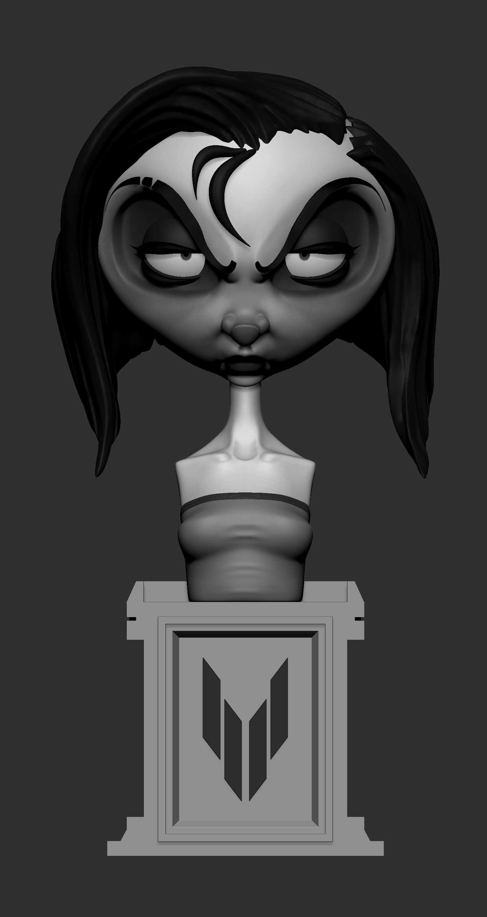 bust character front