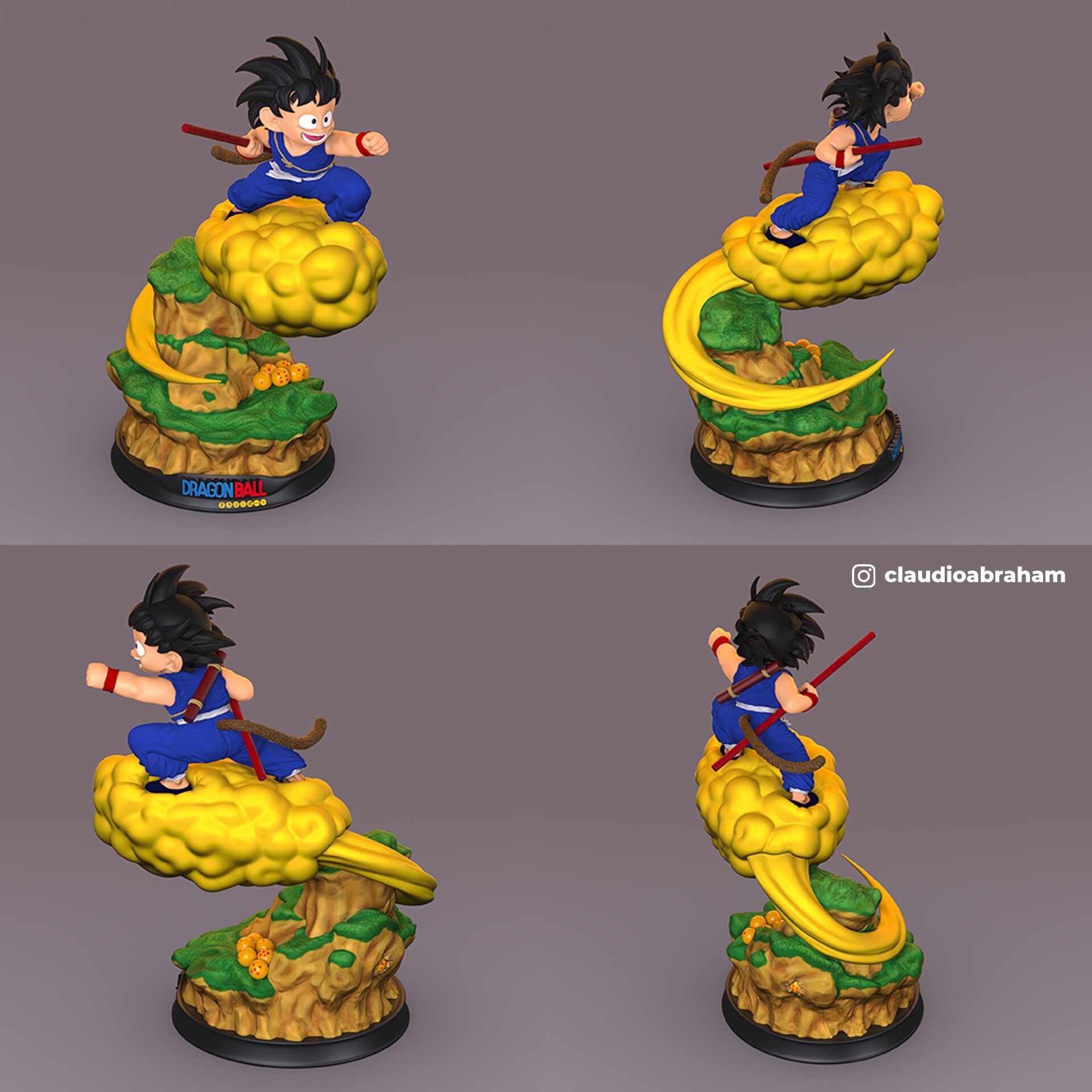 KidGokuWithFlyingNimbus_BlueSuit_ByClaudioAbraham_ModelSheet02