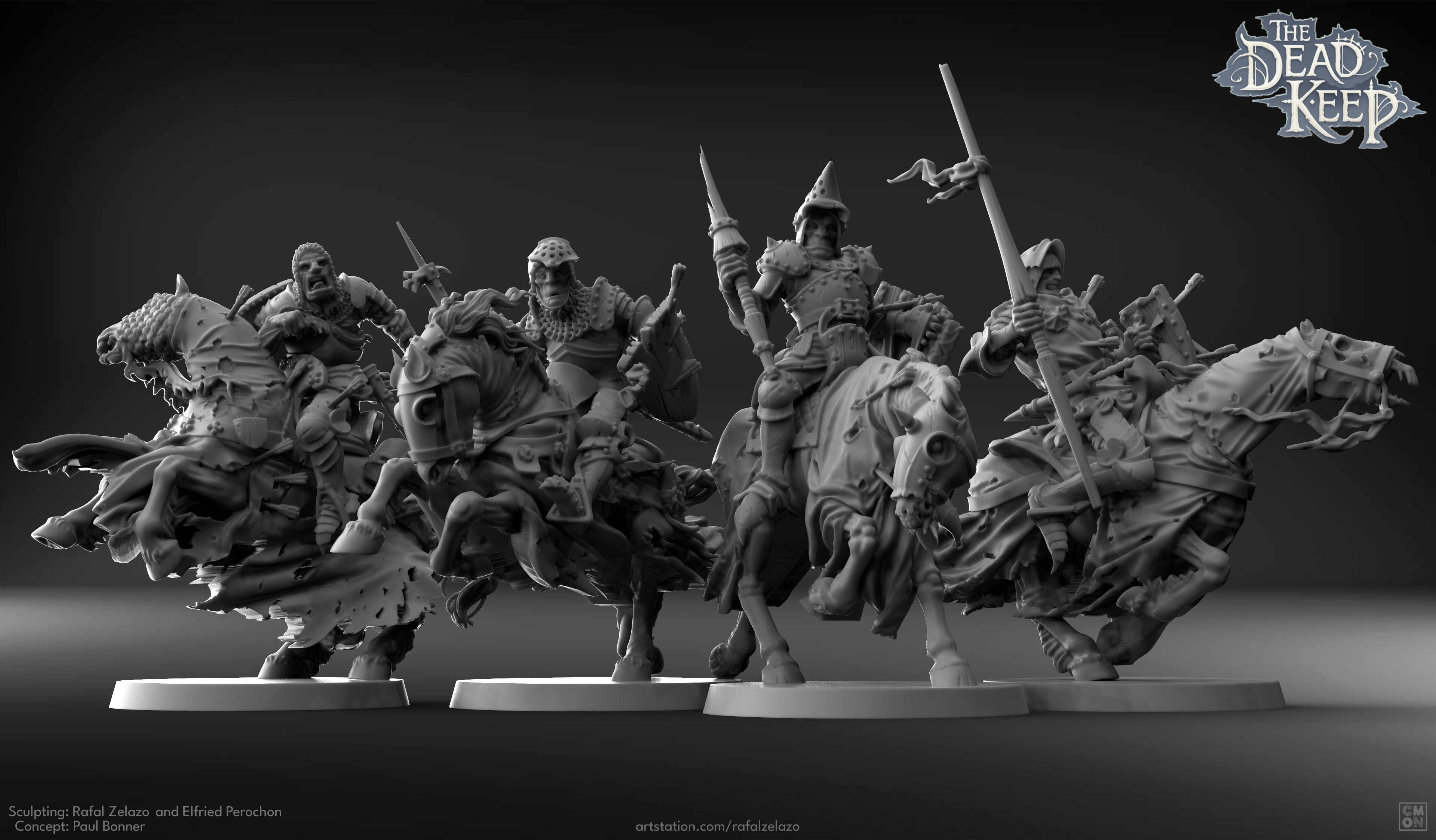 Horsemen all 4 with Elfried Perochon 01