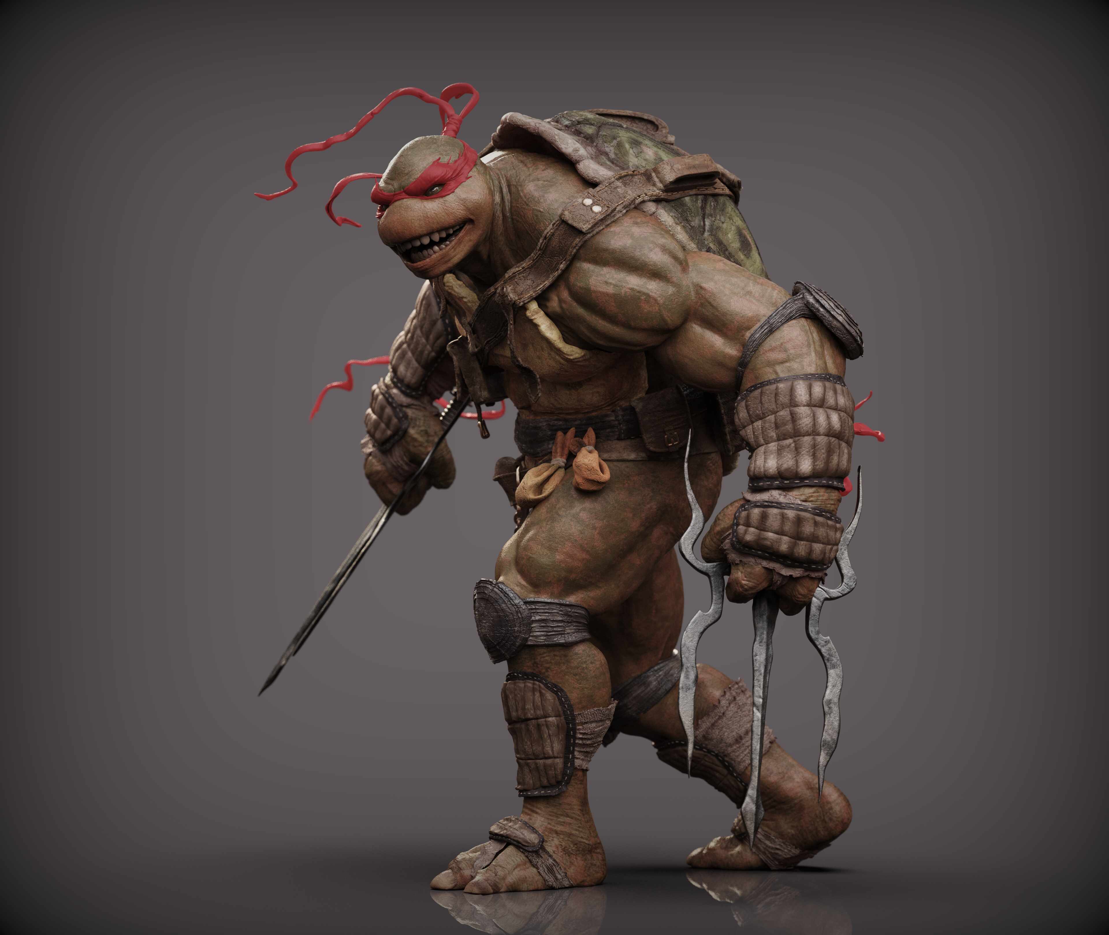 Ninja turtle berzerk pose.411