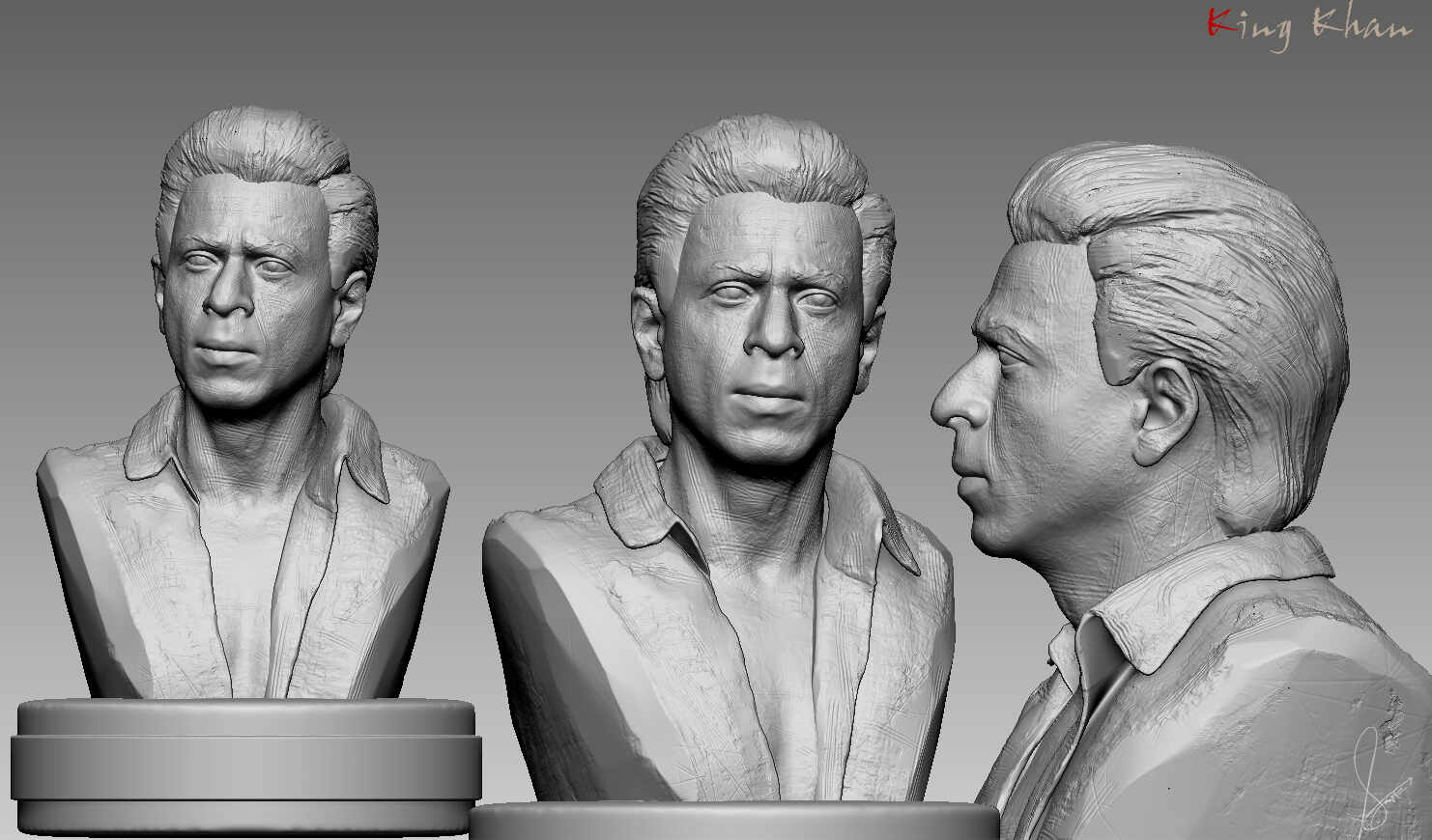 King_Khan_Digital_Sculpture_SurajitSen_Nov2025WIP