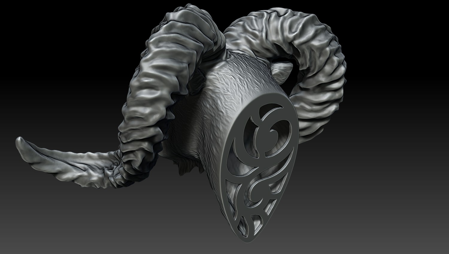 Bighorn Ram-Goat Sculpture - 7