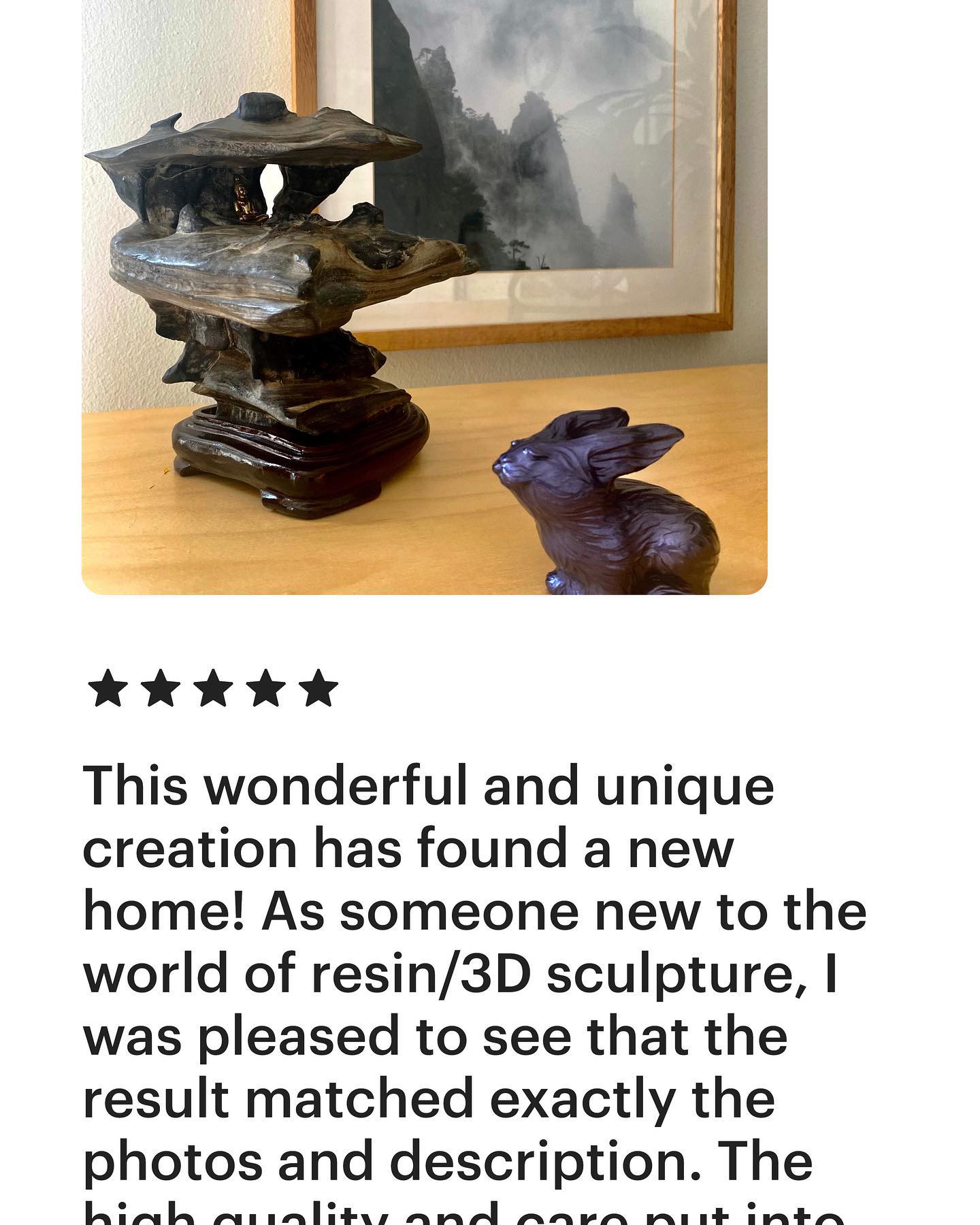 Rabbit Figurine - Etsy Buyer Review Sweden