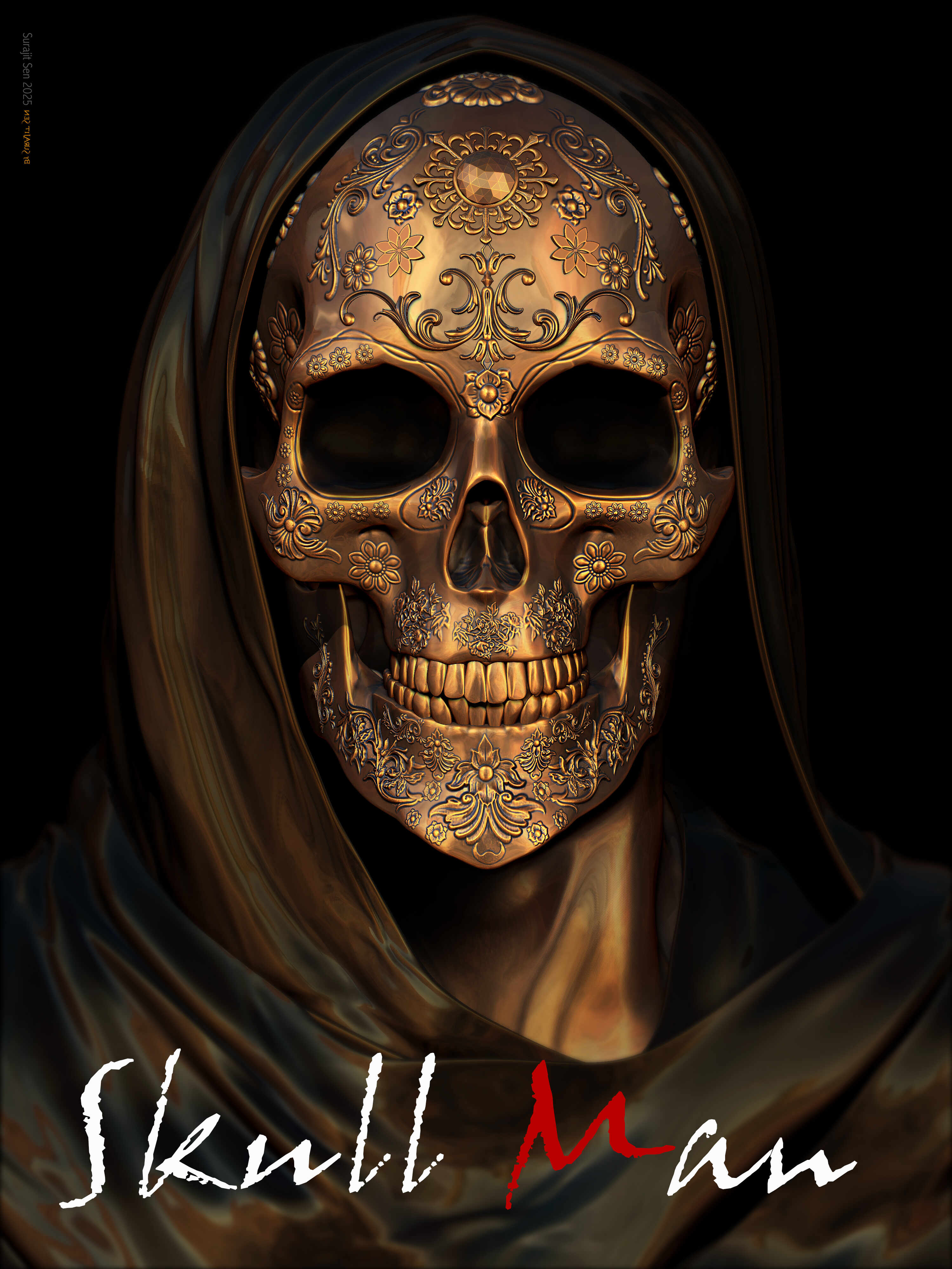 Skull_Man_Digital_SCulpture_SurajitSen_April2025A