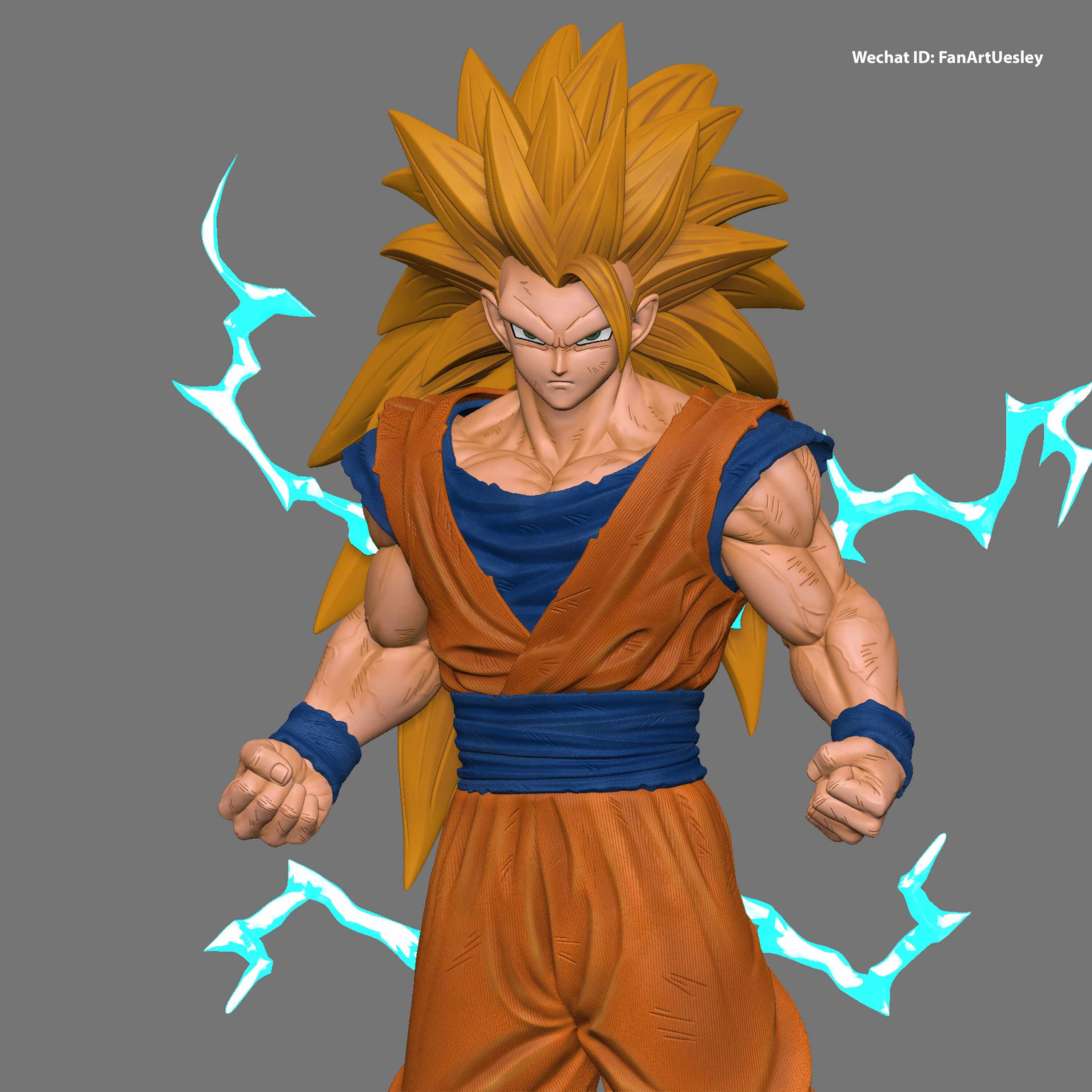 FanArtUesley-GokuSSj3-04