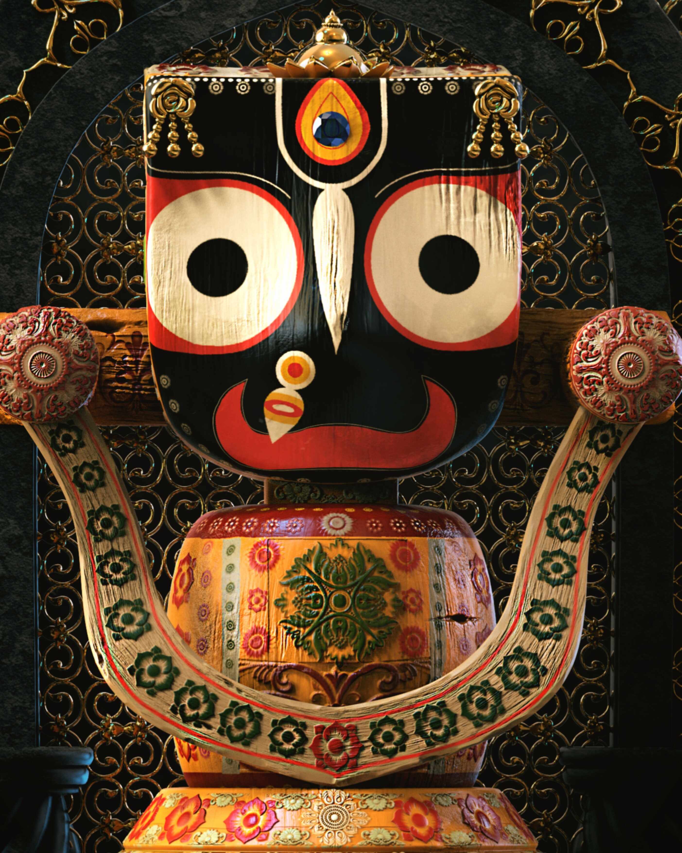 Jagannath Dev -Digital Sculpture_SurajitSen_June2025 (2)