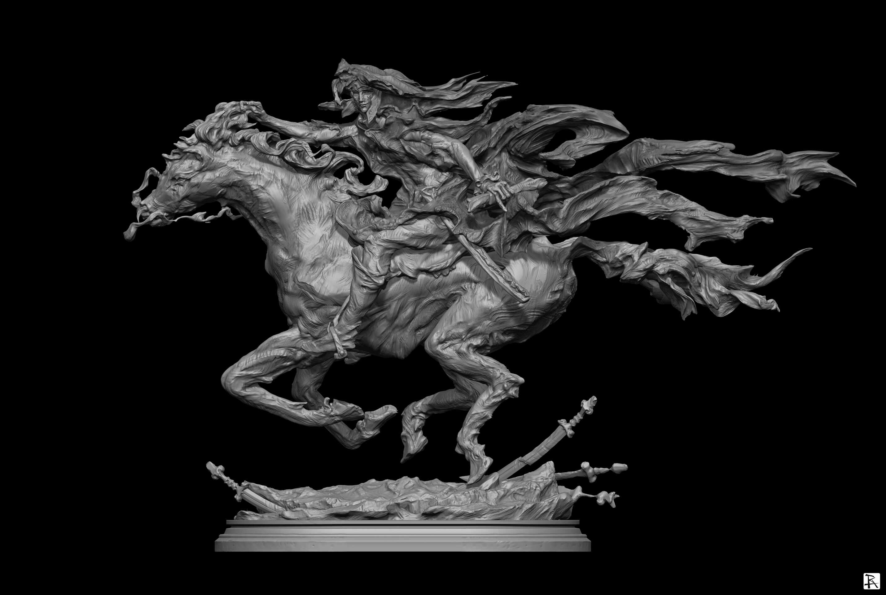 Rudolf_Béres_The Same_Zbrush_1