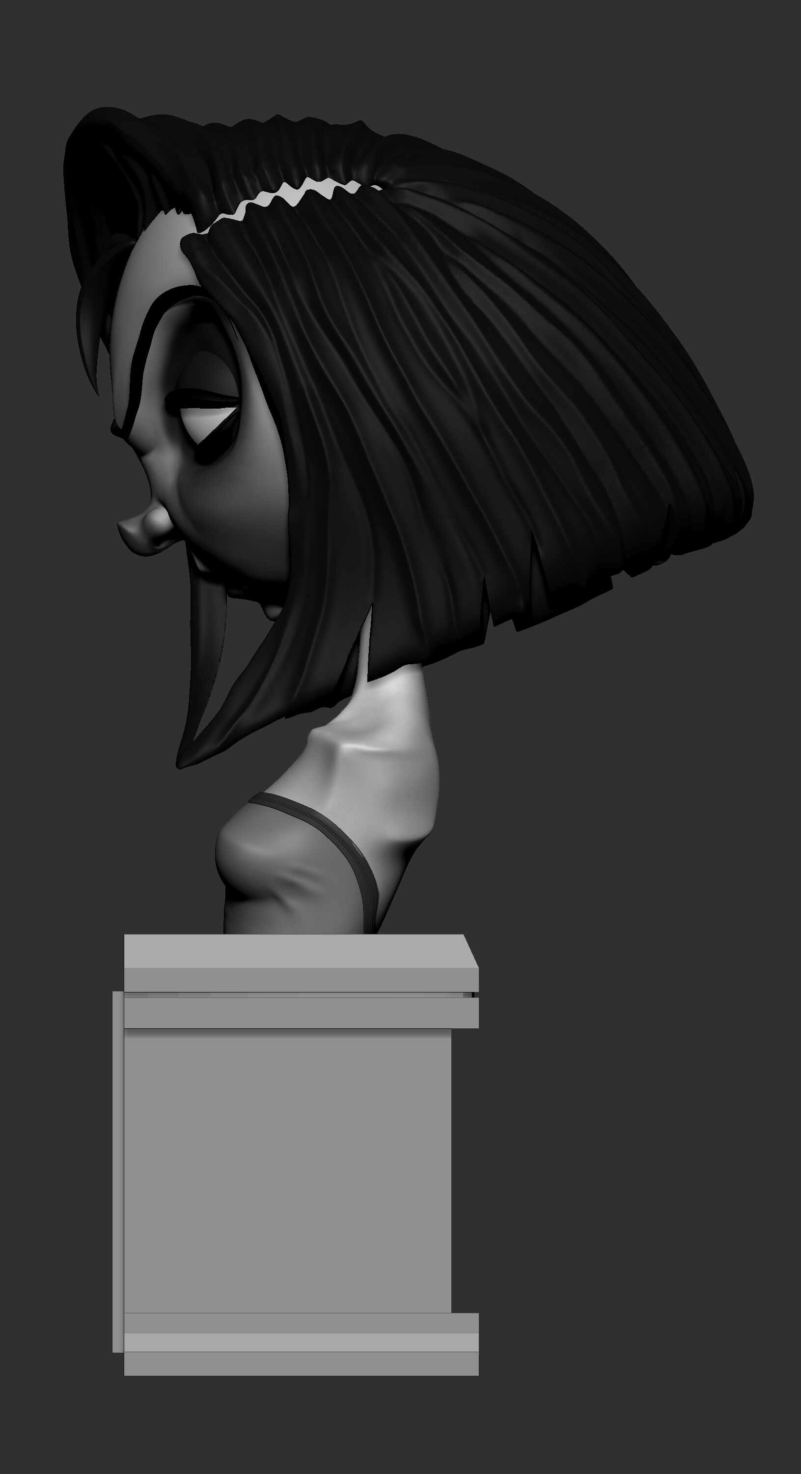bust character side