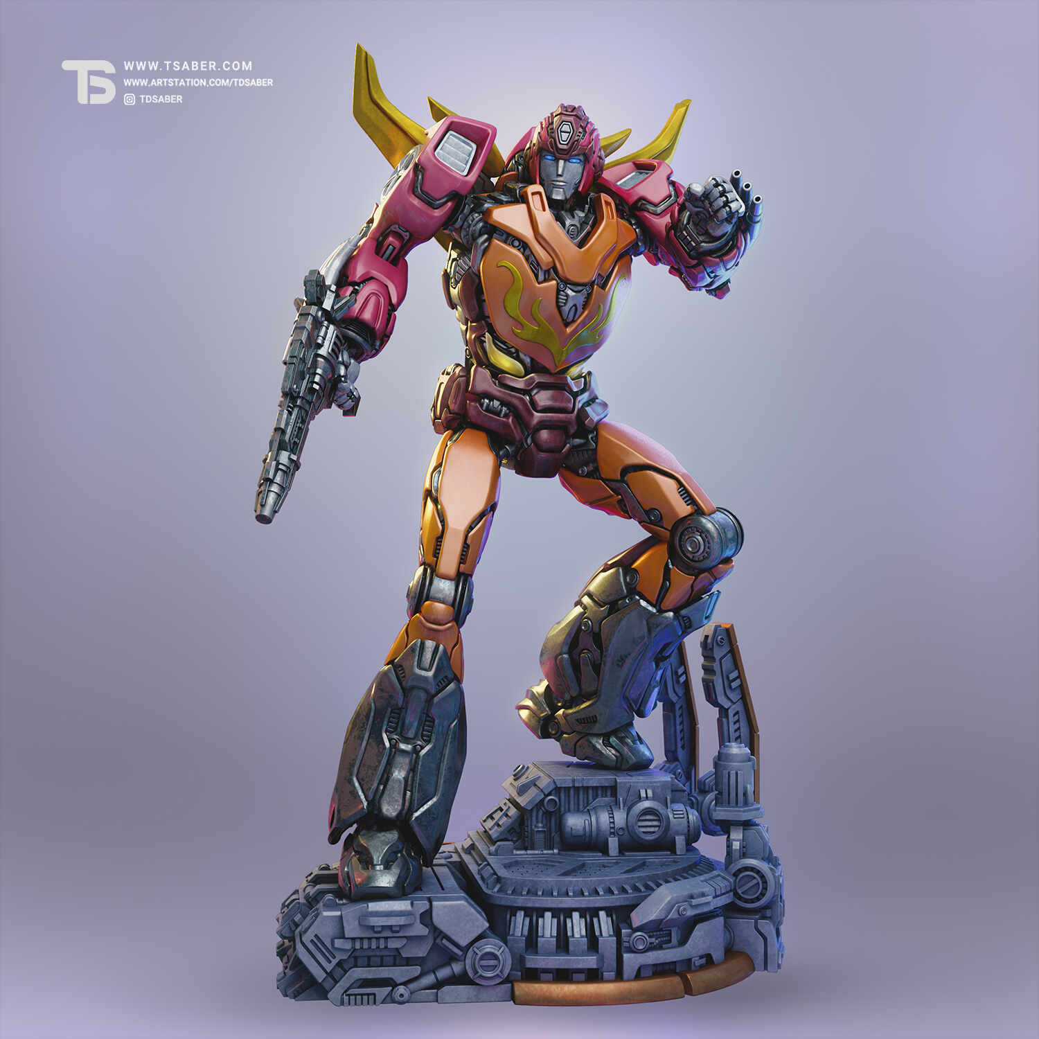 Hotrod - Trasnformers Statue - TSaber 03