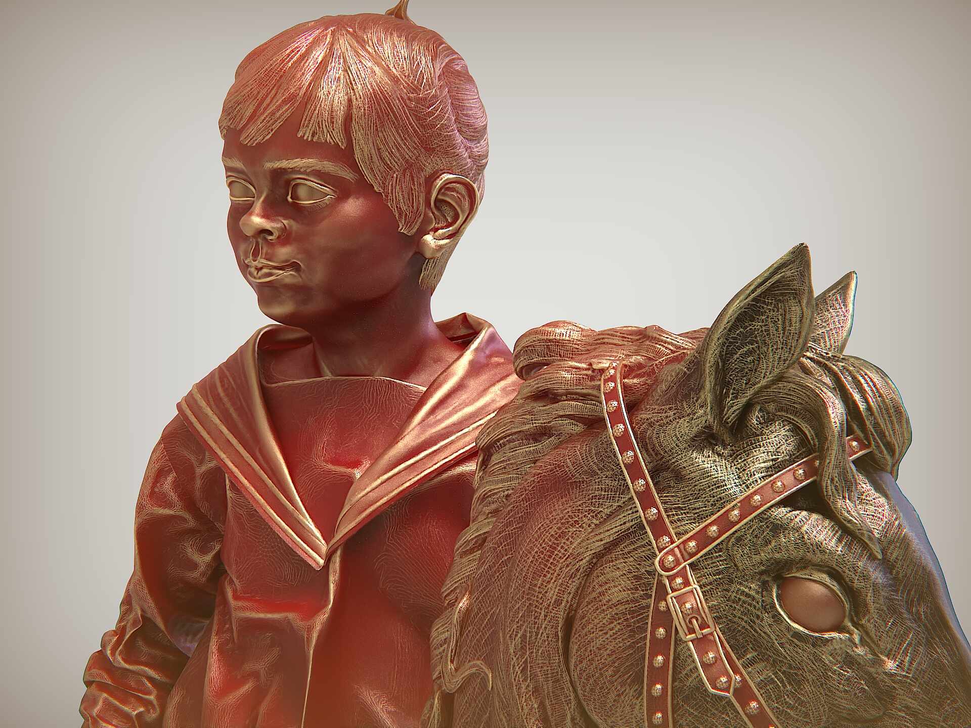 Rider-Boy by Darya Girina sculpting.237
