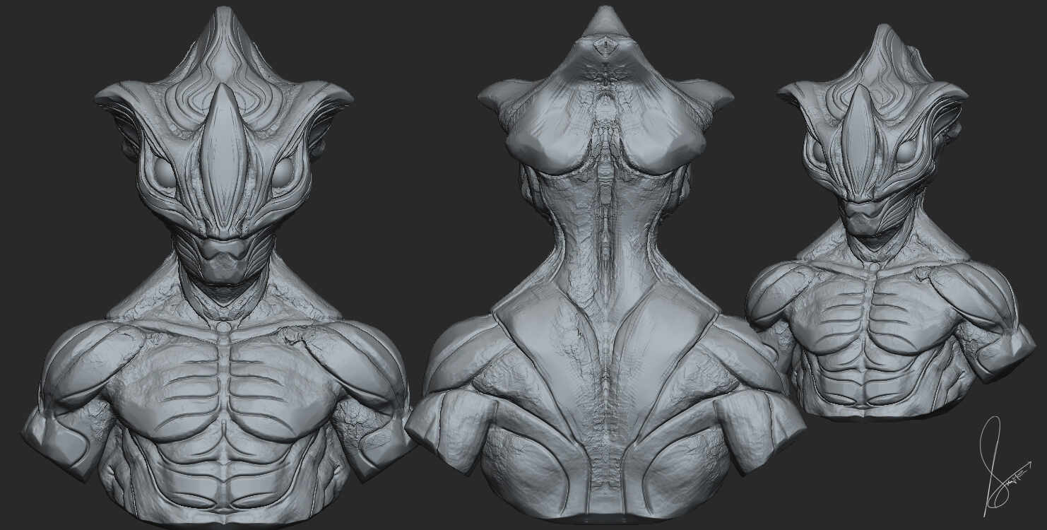 Blocking_Alien_Digital_Sculpture_SurajitSen_Jul2025_WIP